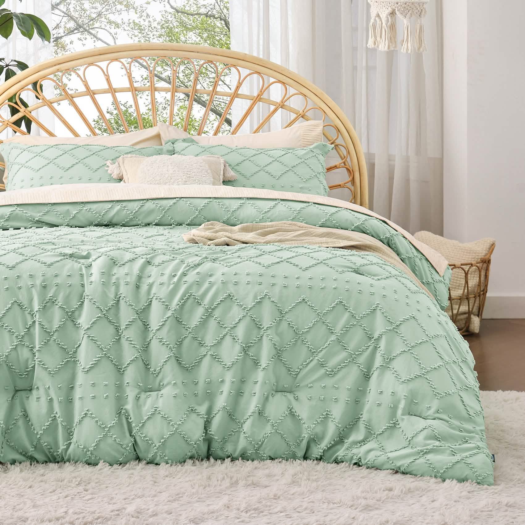 GentleSoft™ Tufted Embroidery Comforter Set