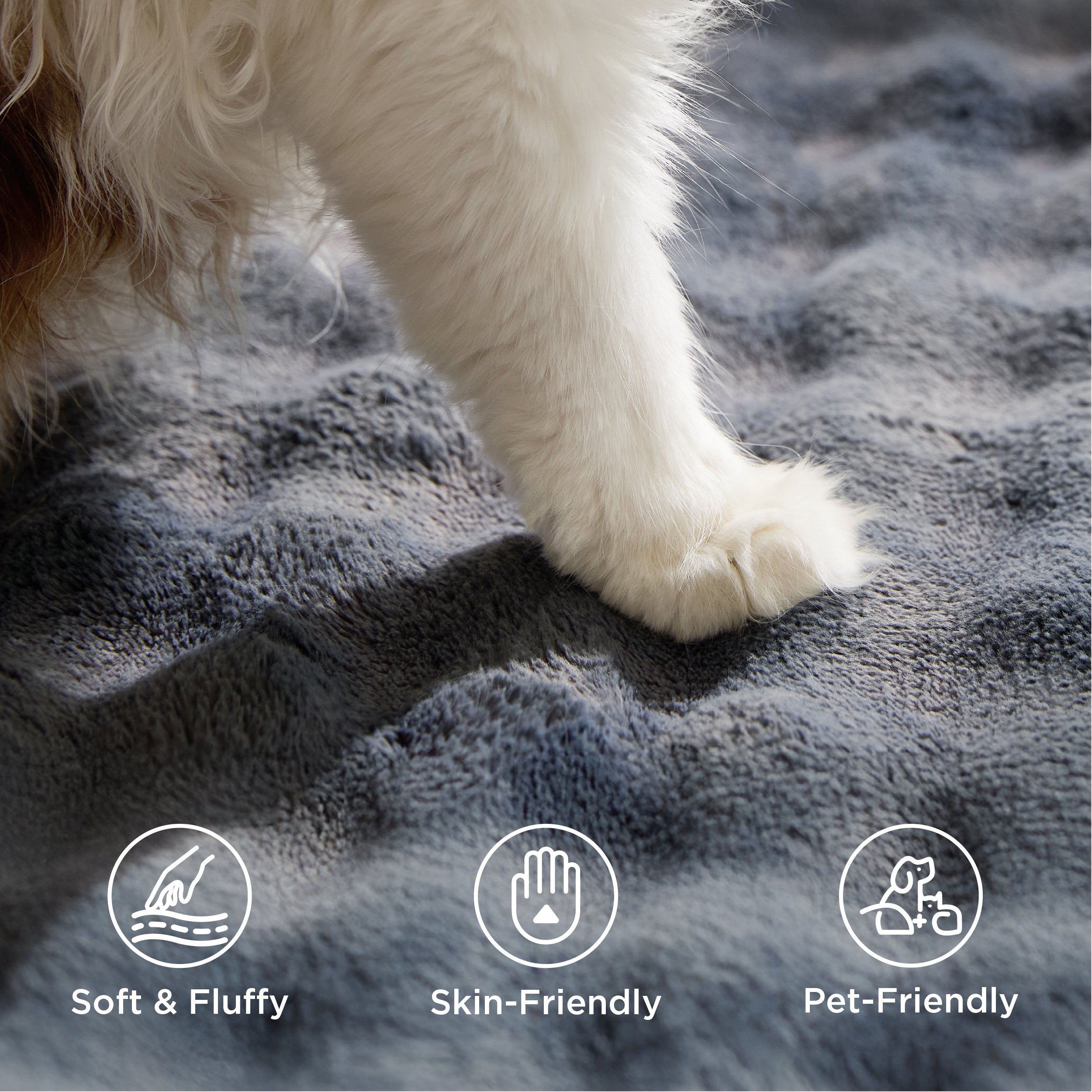 Bubble Flannel Area Rug