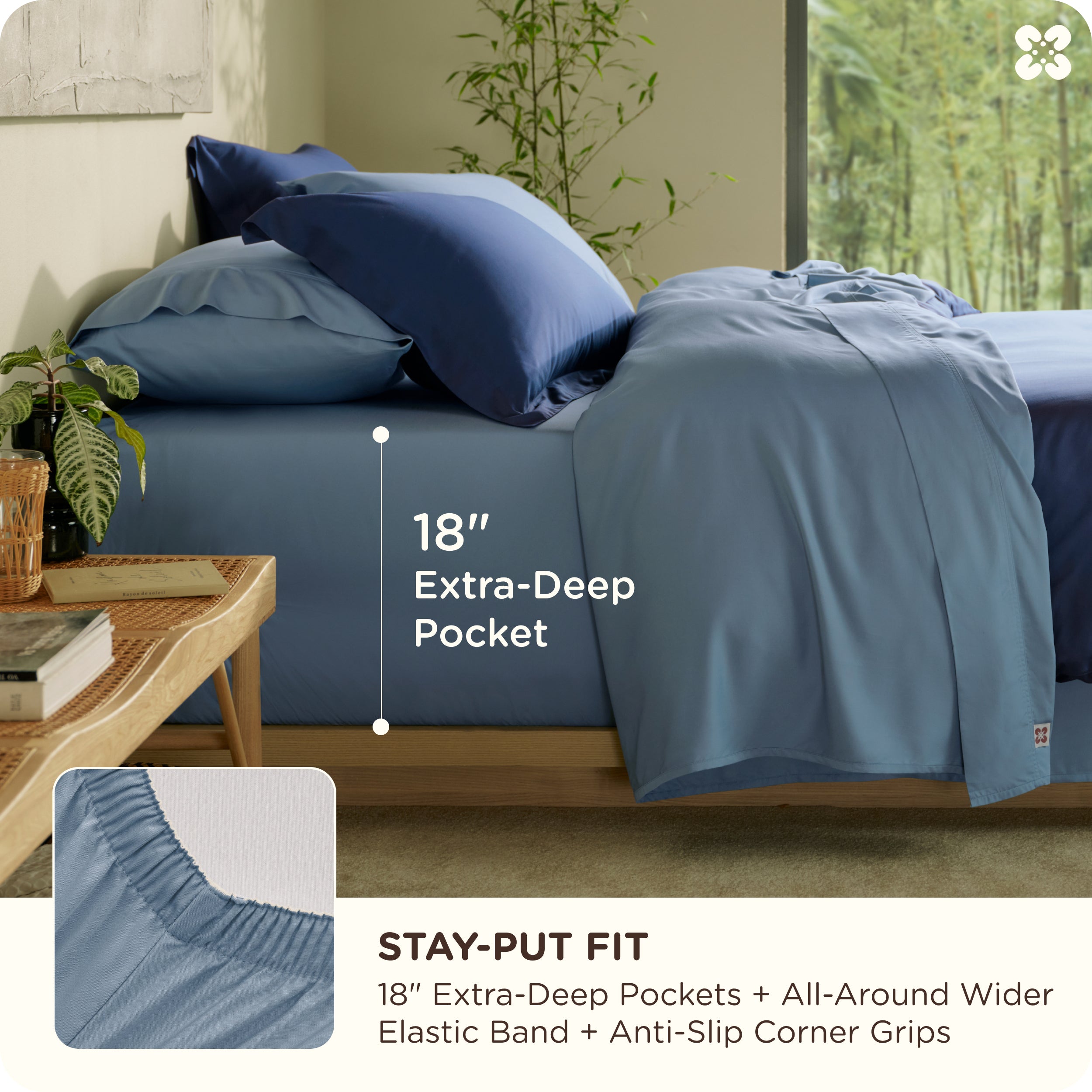 GentleSoft® Organically Grown Bamboo Viscose Sheet Set