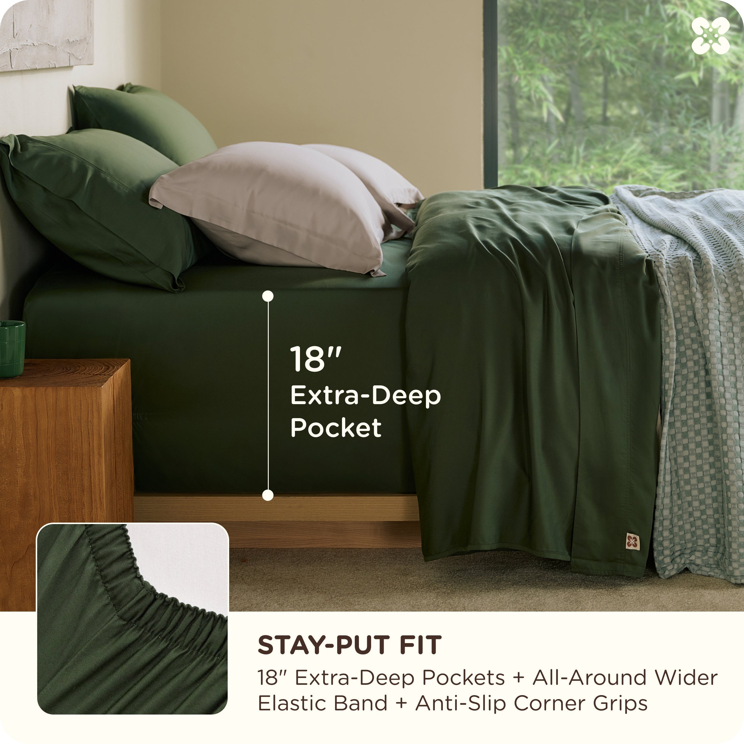 GentleSoft® Organically Grown Bamboo Viscose Sheet Set