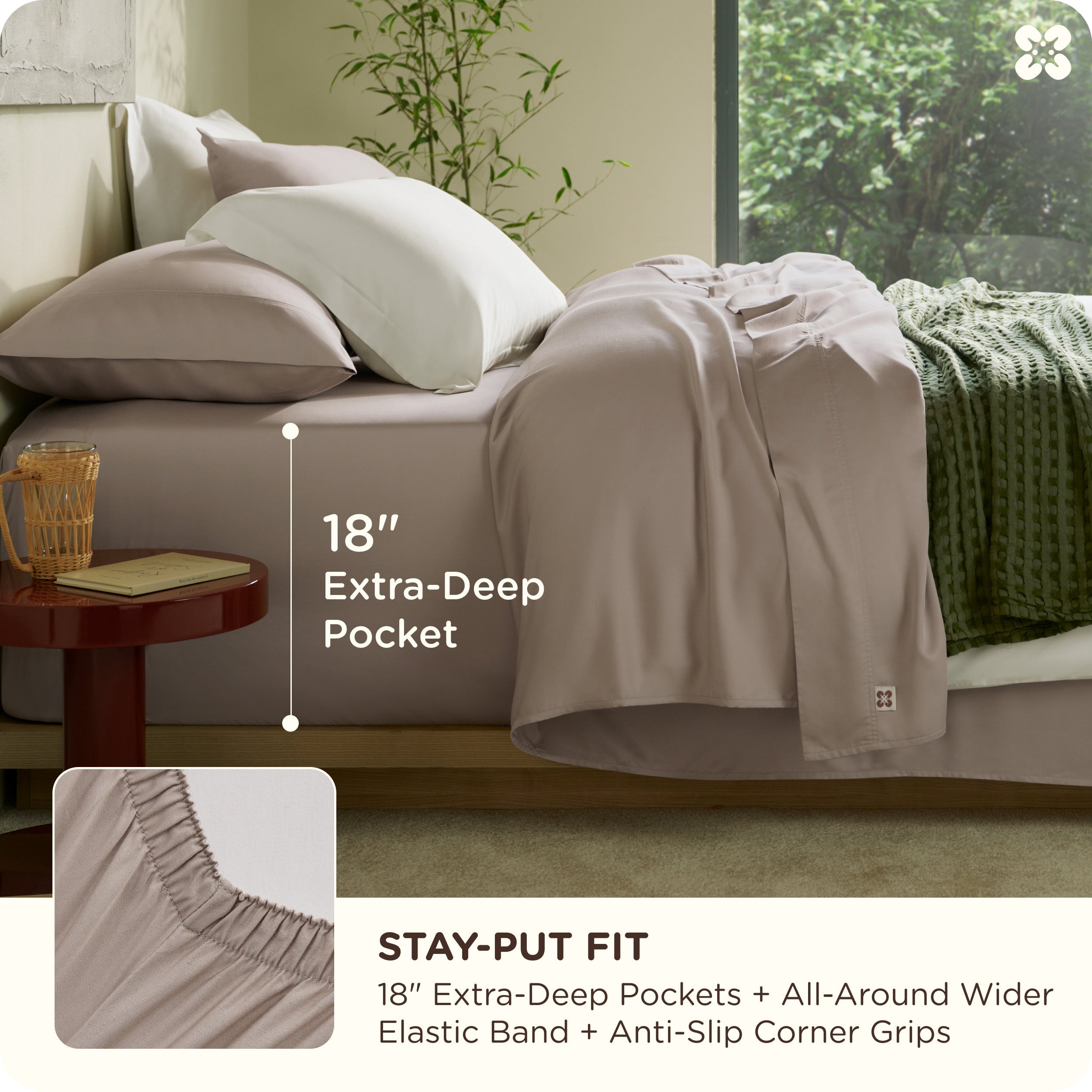 GentleSoft® Organically Grown Bamboo Viscose Sheet Set