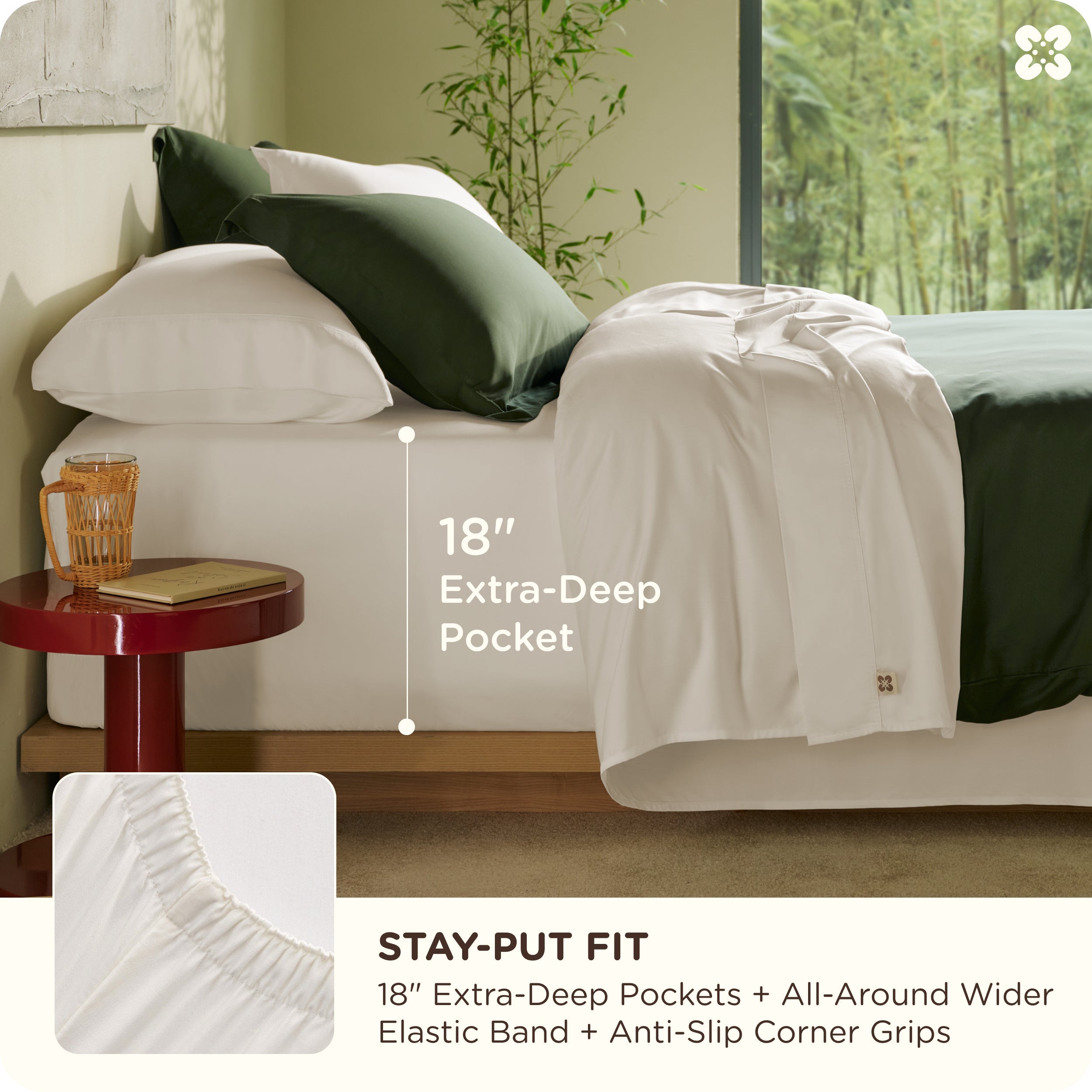 GentleSoft® Organically Grown Bamboo Viscose Sheet Set