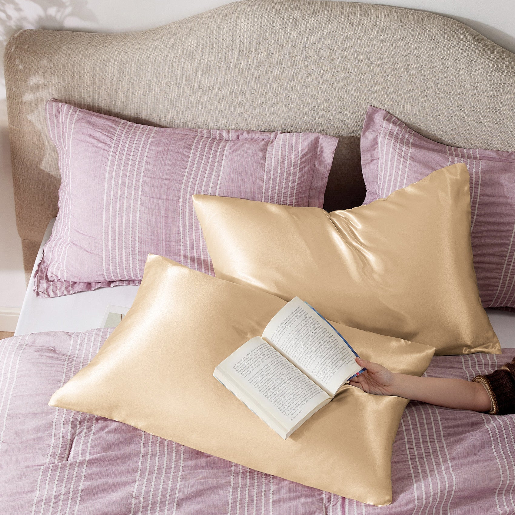 Solid Satin Pillowcase
