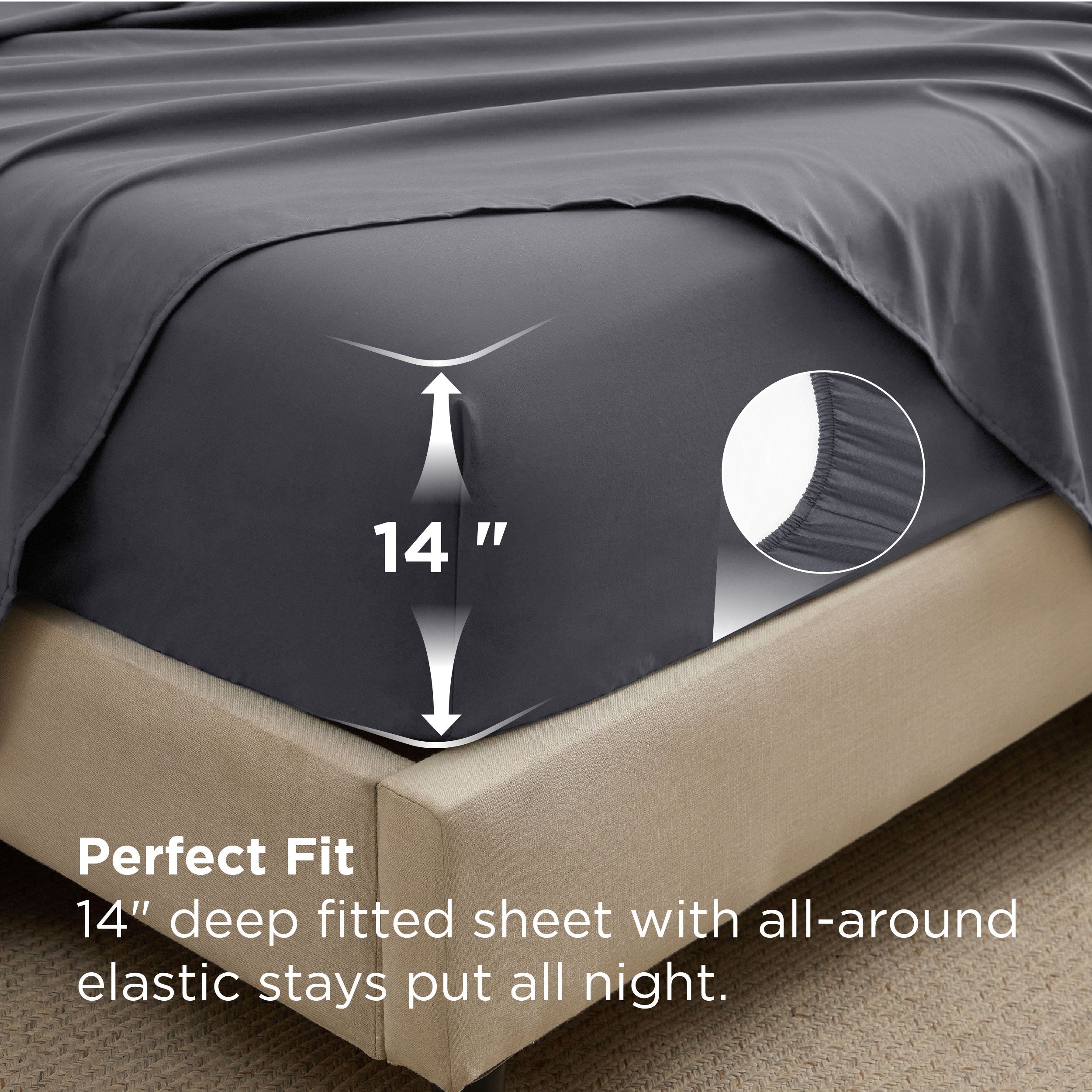 Gentlesoft® Diamond Quilted Bed-in-a-bag