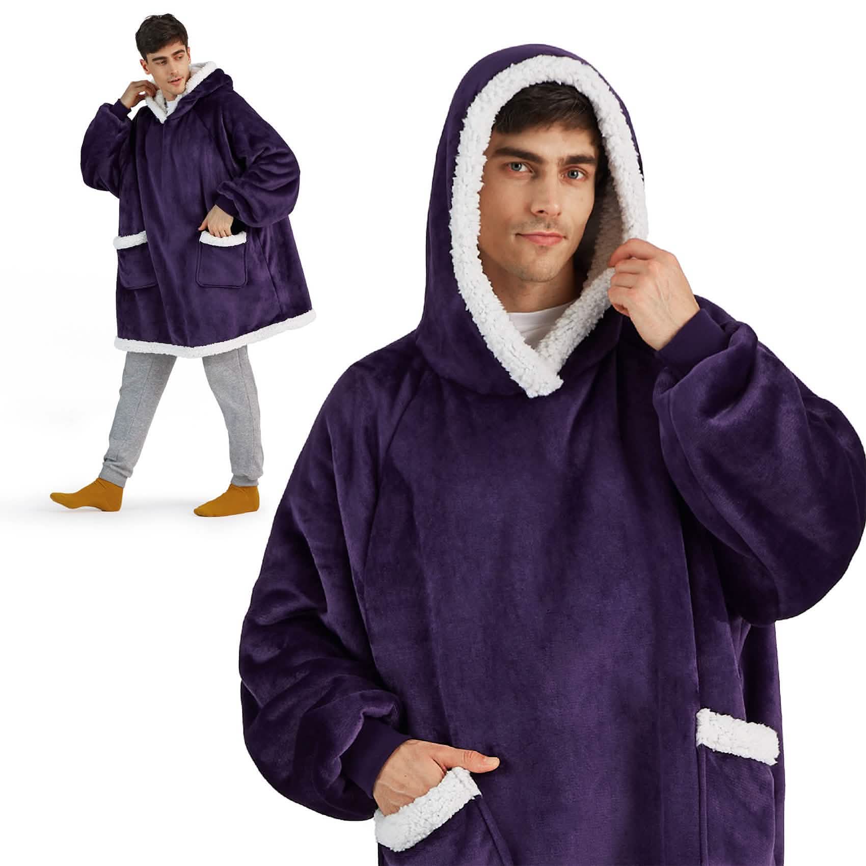 GentleSoft™ Sherpa Fleece Wearable Blanket