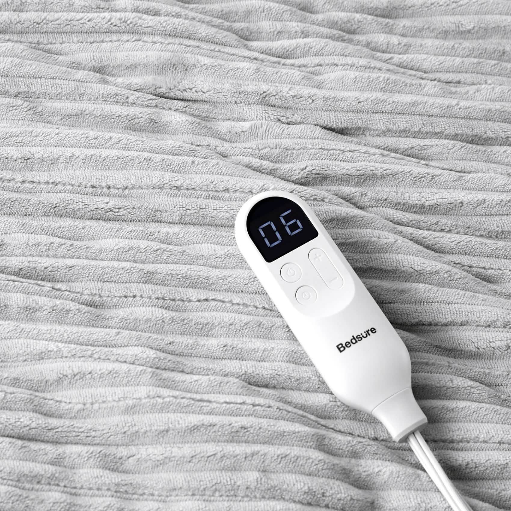 GentleSoft® Ribbed Heated Blanket