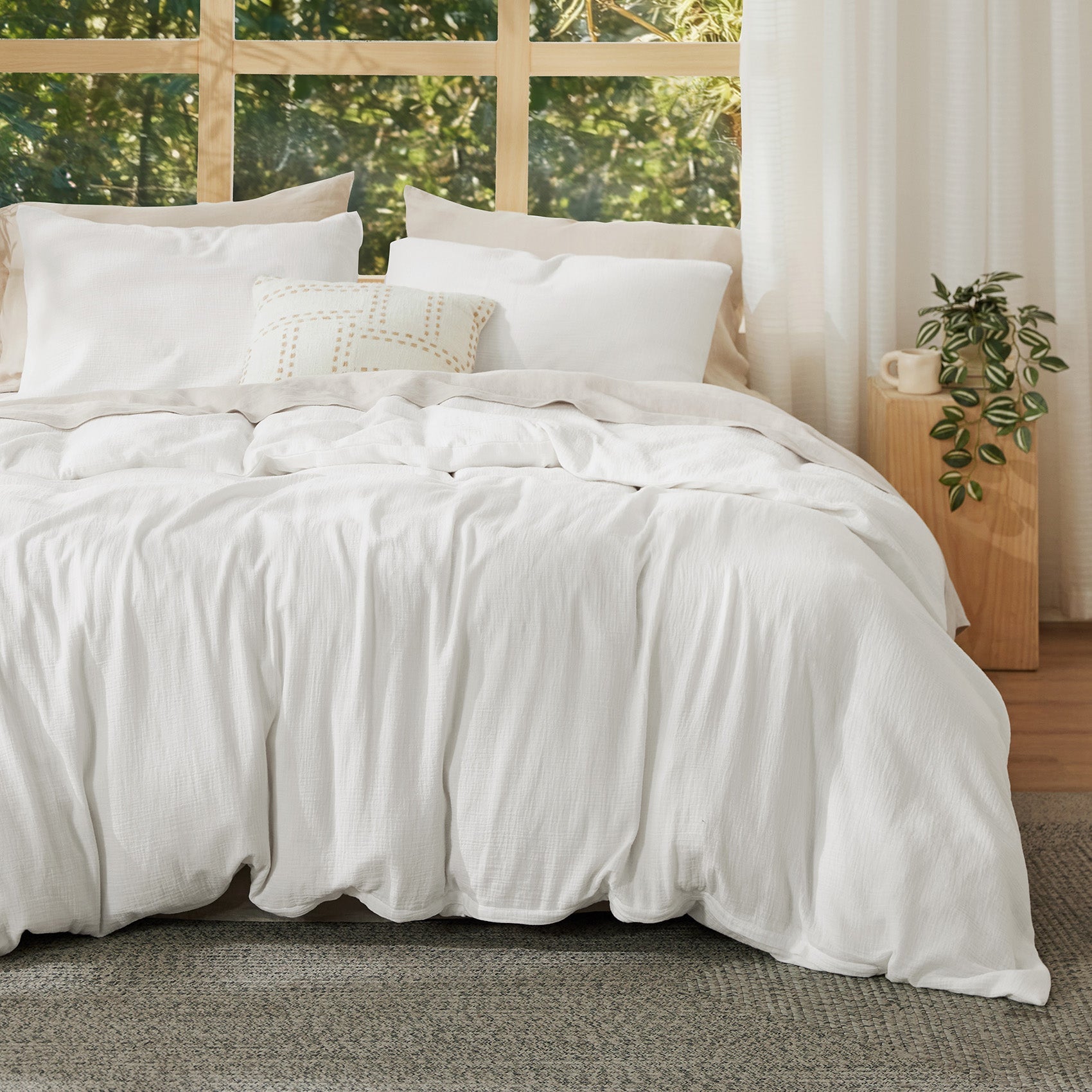 GentleSoft® Rayon From Bamboo-Cotton Blend Duvet Cover Set