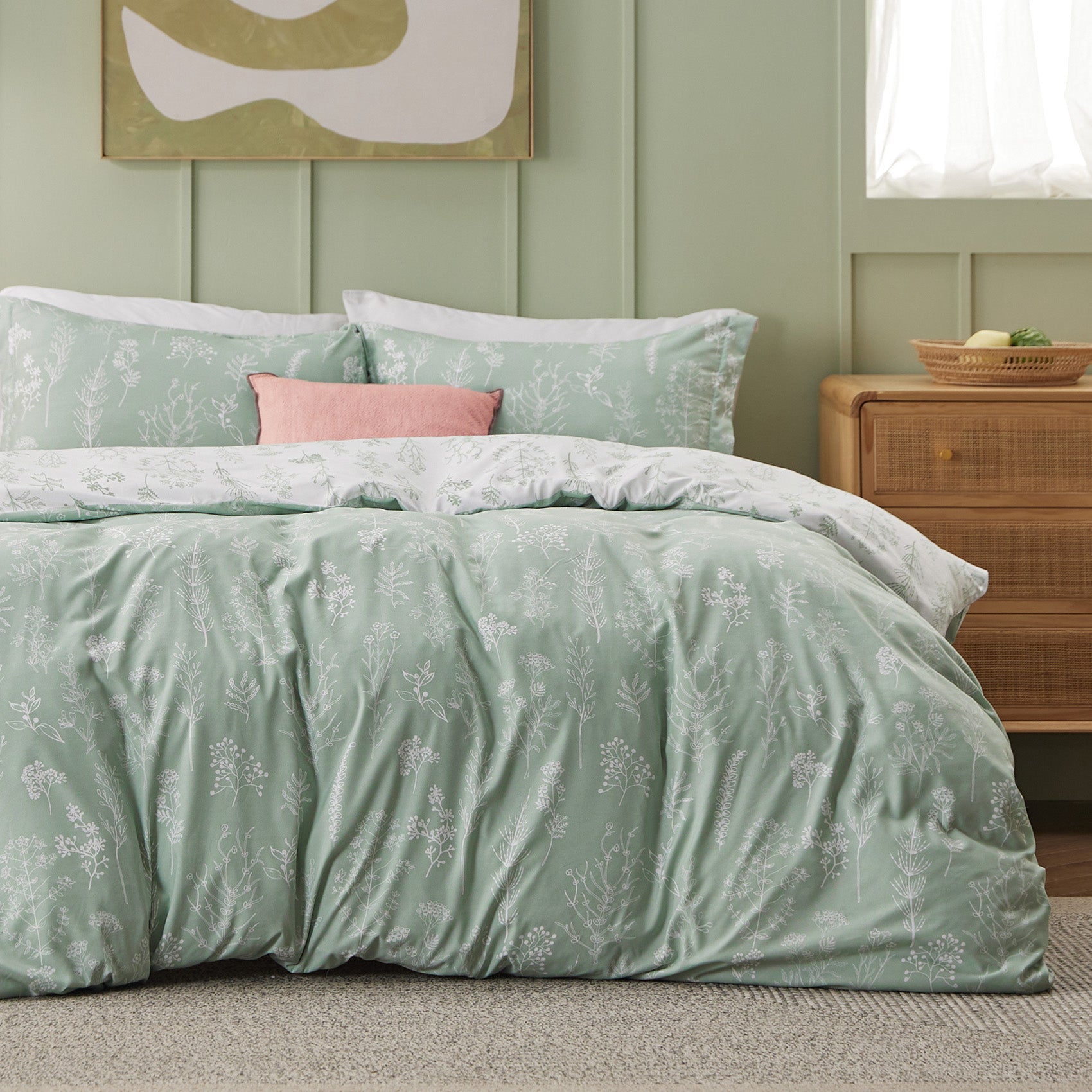 Floral Comforter Set