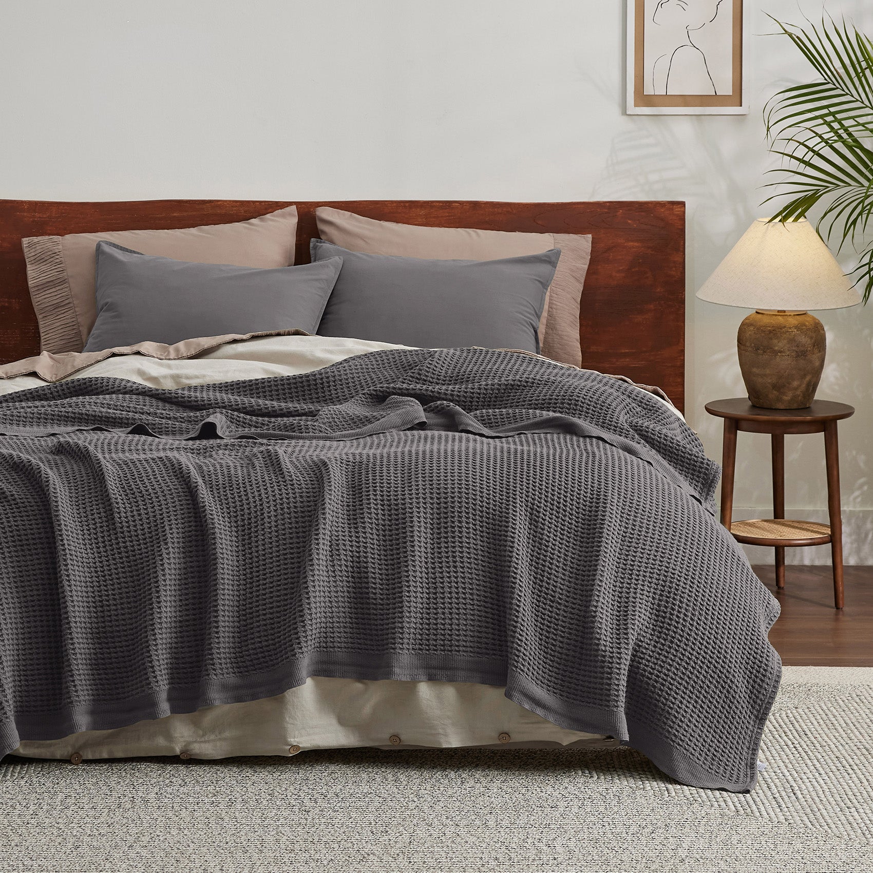 GentleSoft® Cotton Waffle Weave Blanket