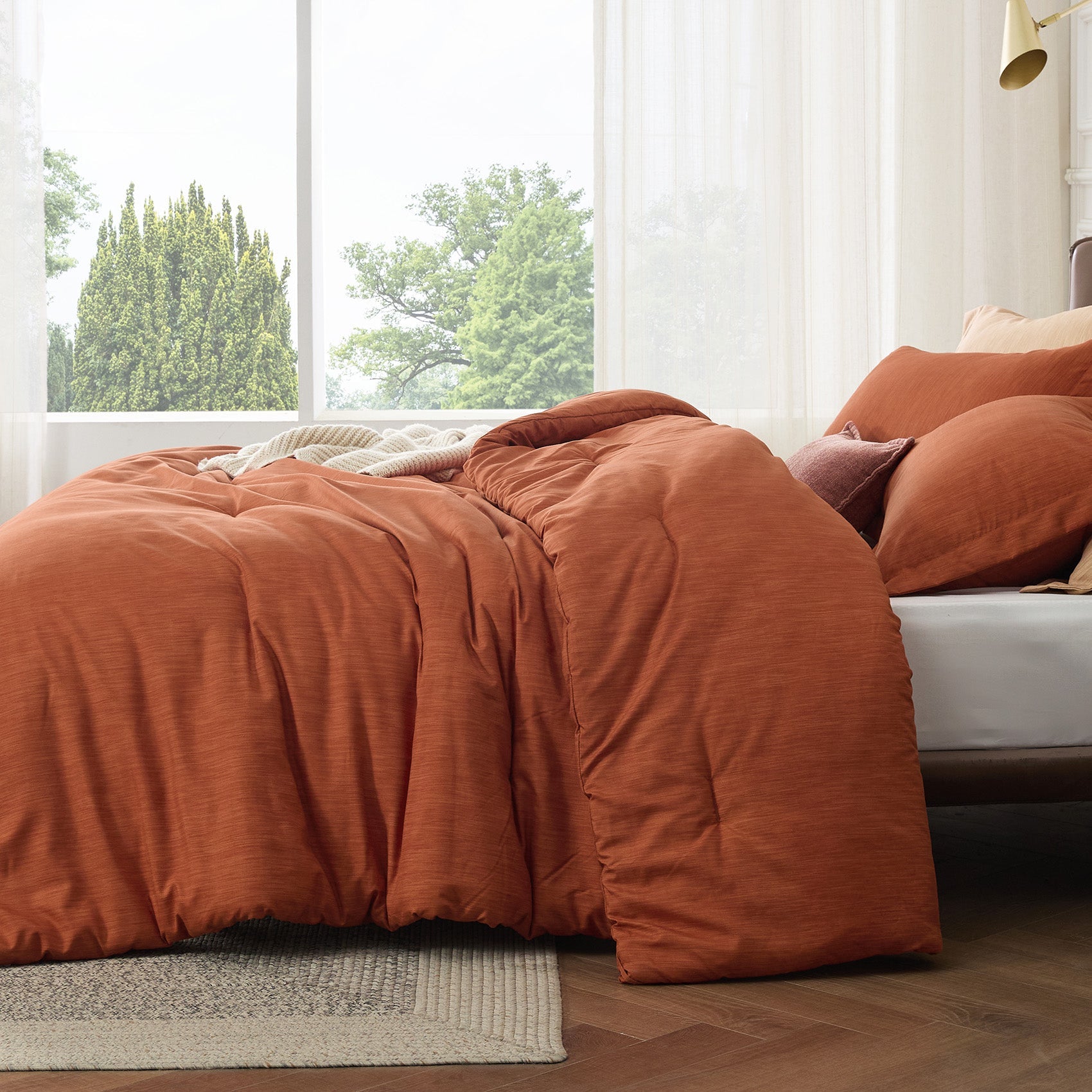 Cationic Dye Comforter Set