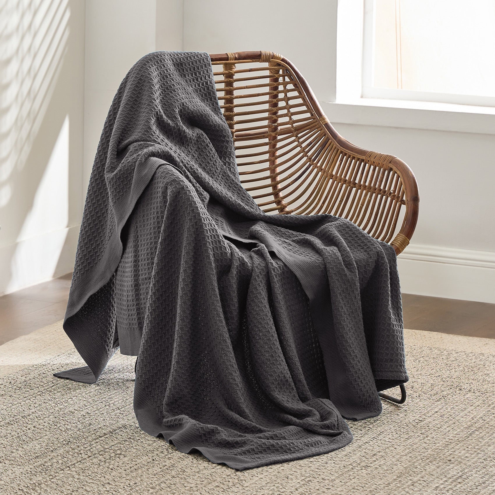GentleSoft® Cotton Waffle Weave Blanket