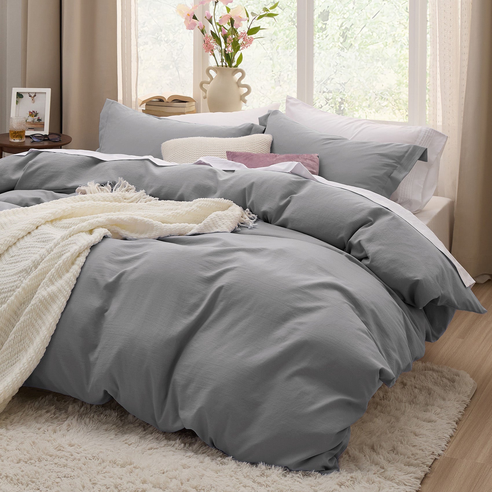 Ultra Soft Hypoallergenic Microfiber Duvet Cover Set