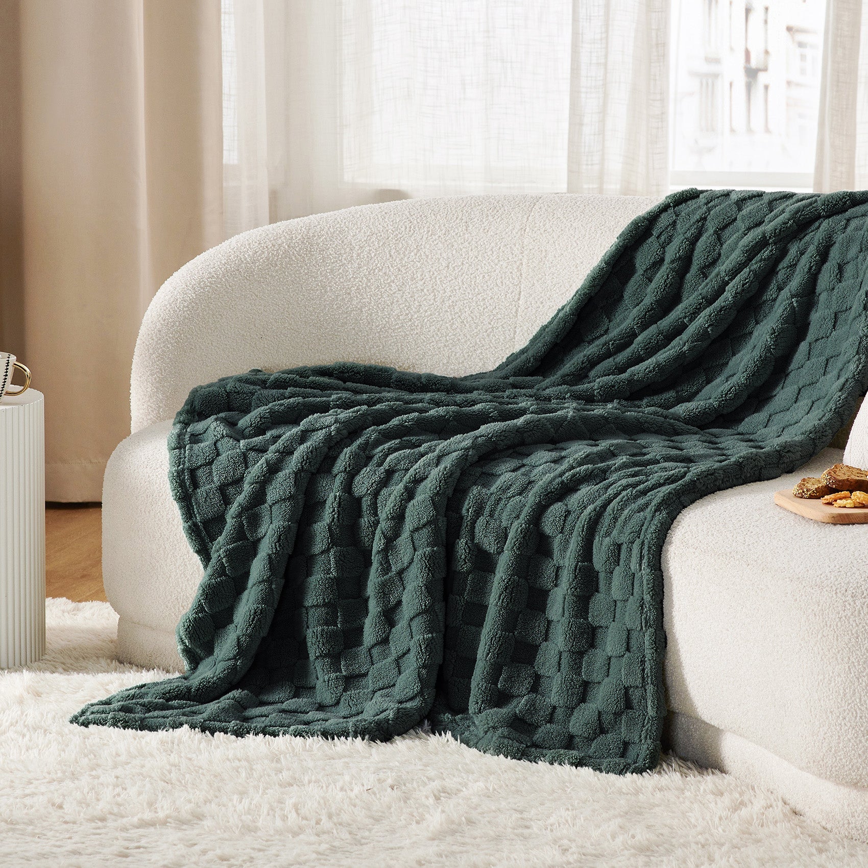 Jacquard Shaggy Sherpa Blanket
