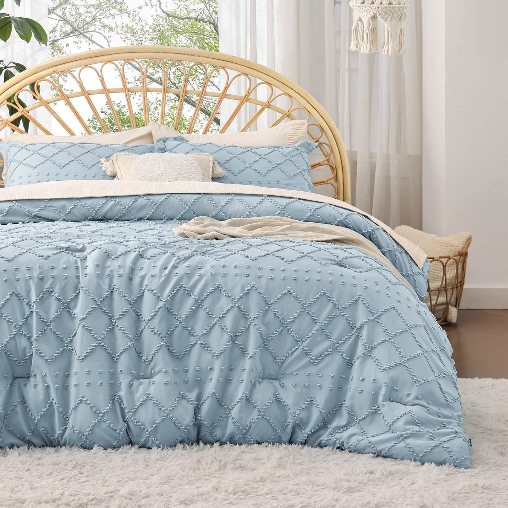 GentleSoft™ Tufted Embroidery Comforter Set