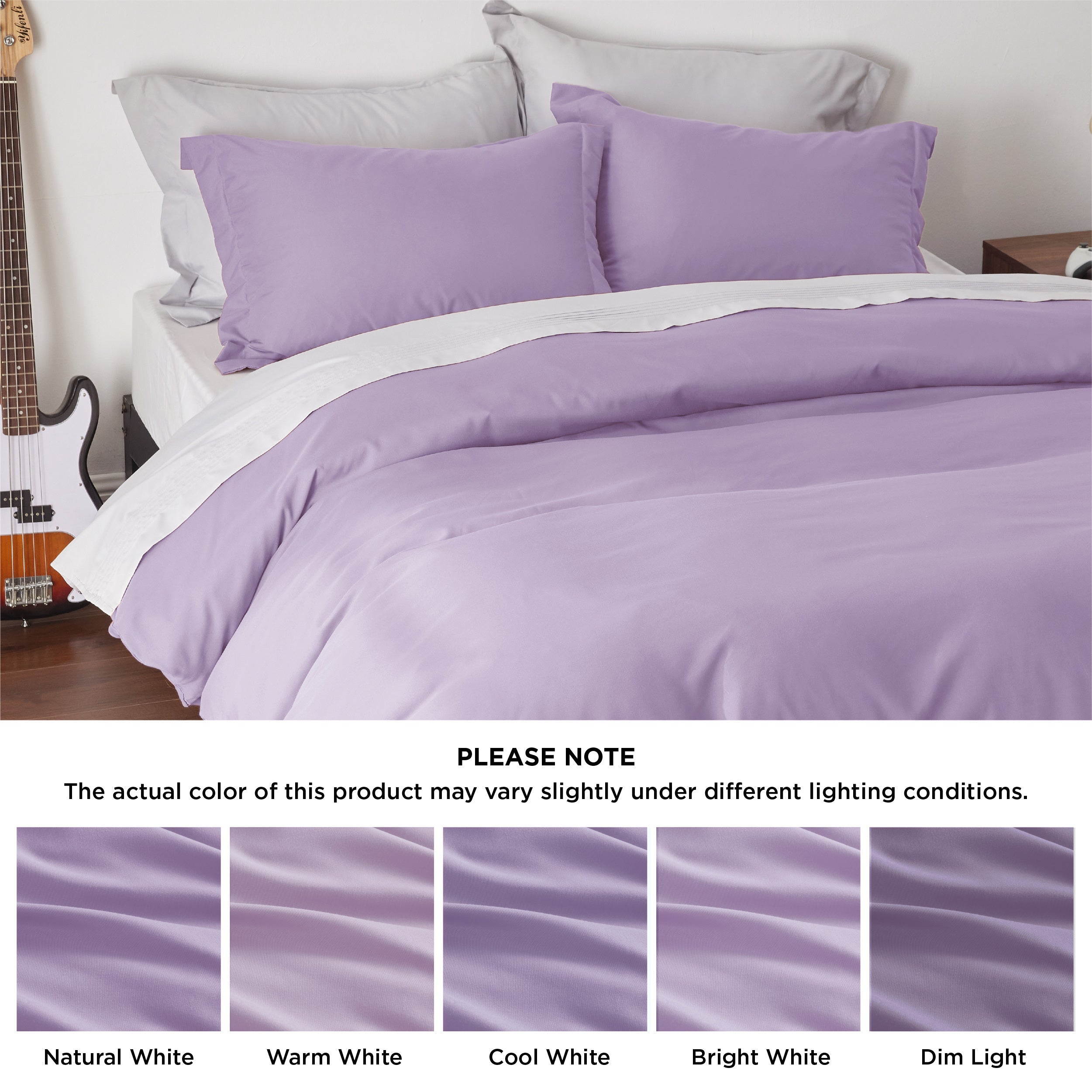 Brushed Microfiber Duvet Cover Set