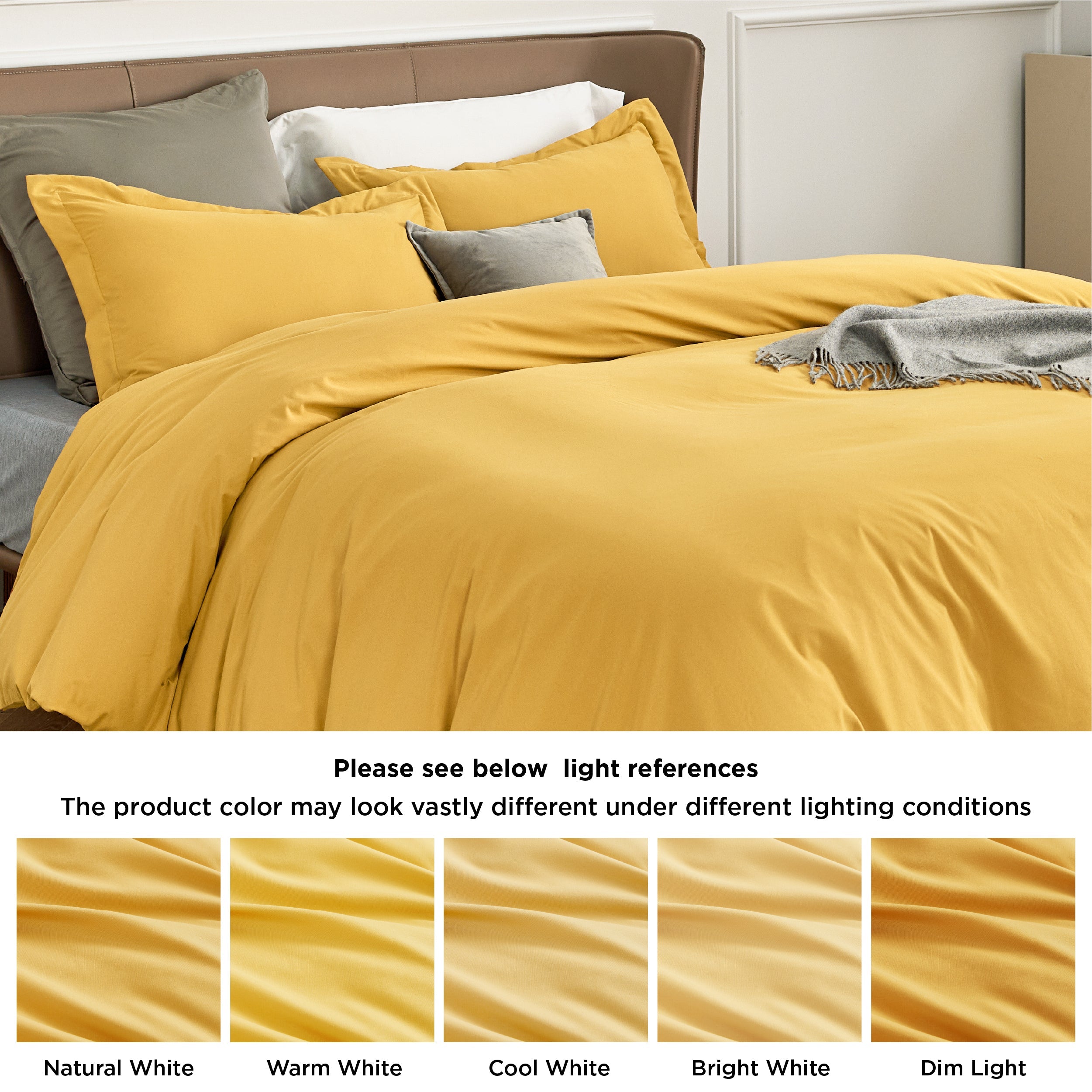 Brushed Microfiber Duvet Cover Set