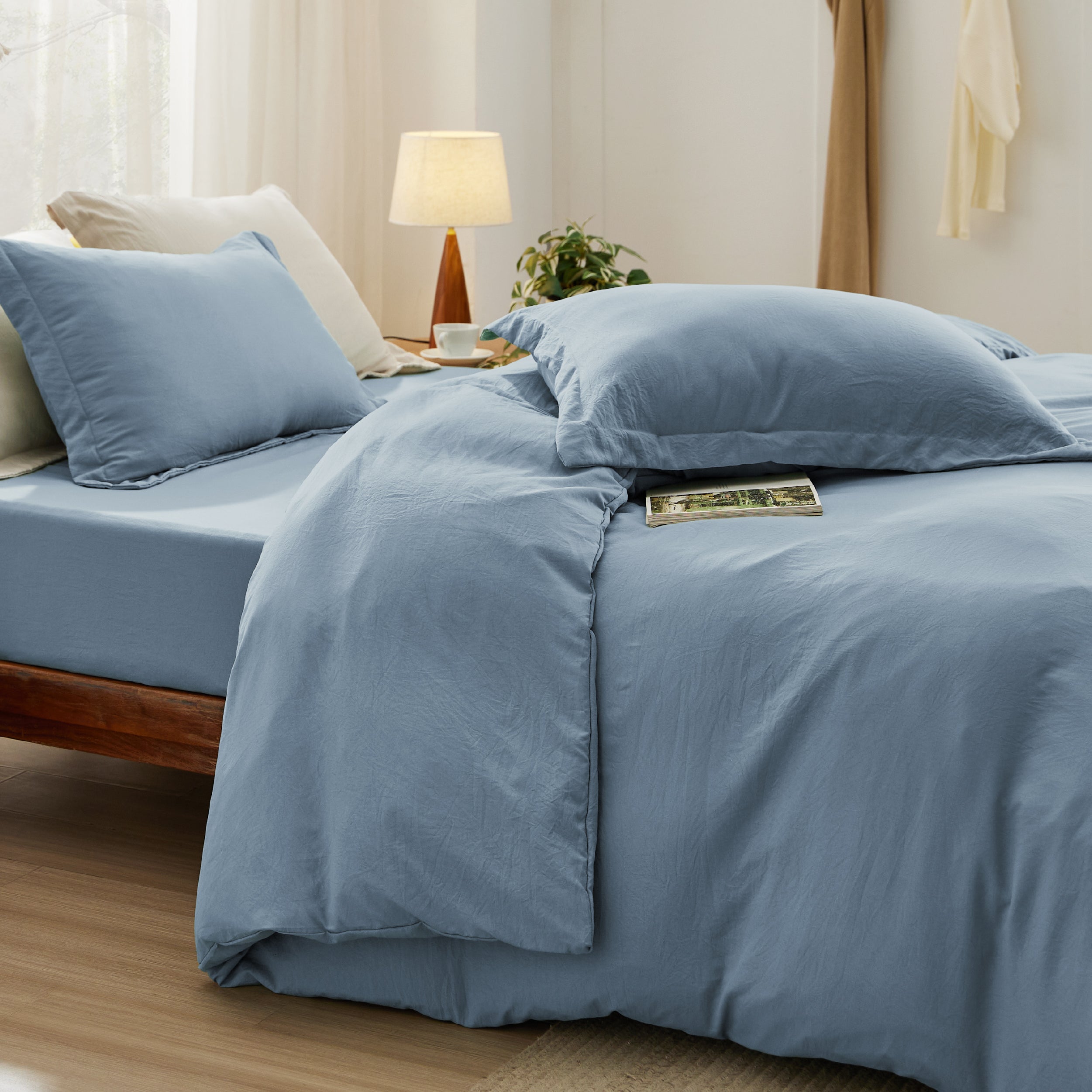 Prewashed Microfiber Duvet Cover Set