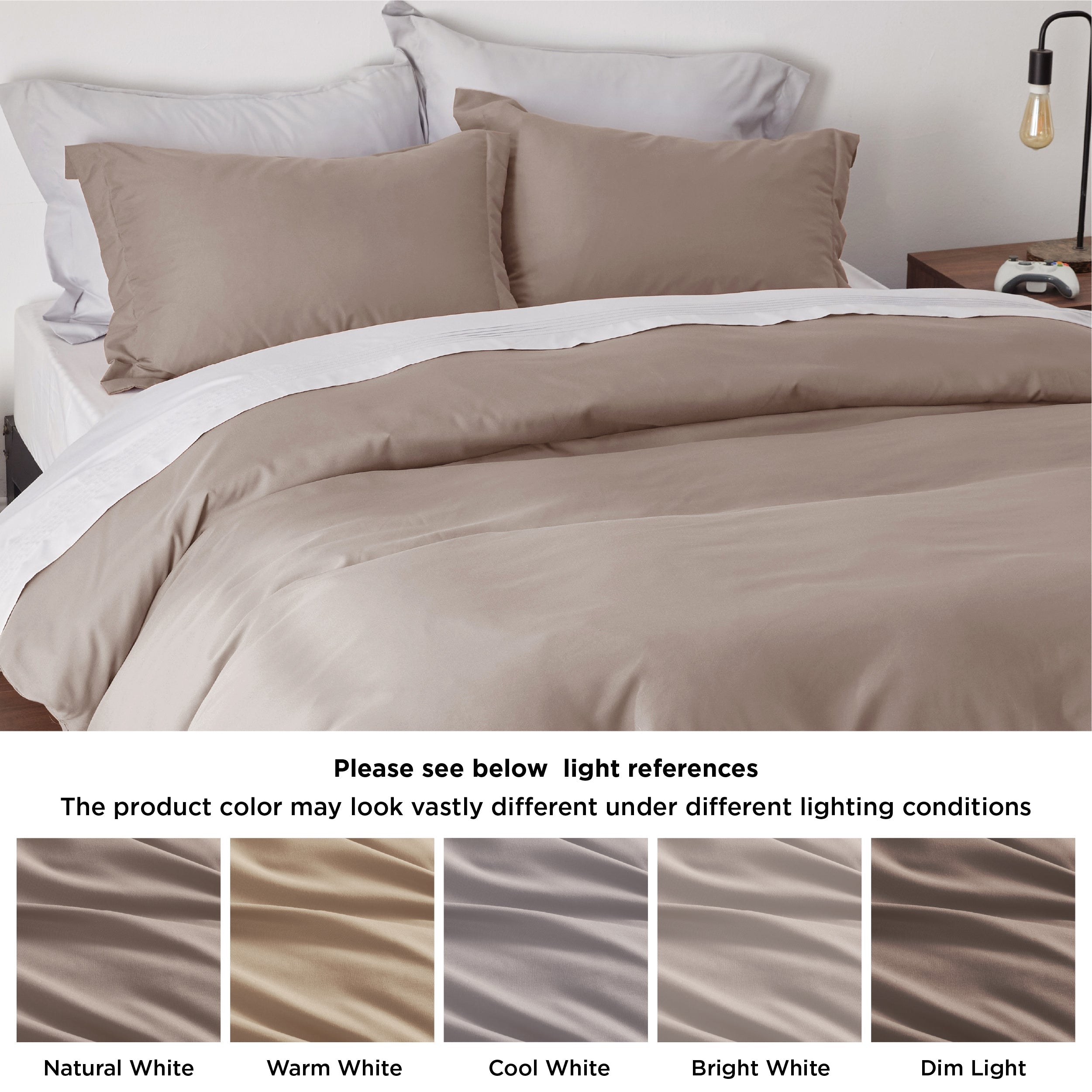 Brushed Microfiber Duvet Cover Set