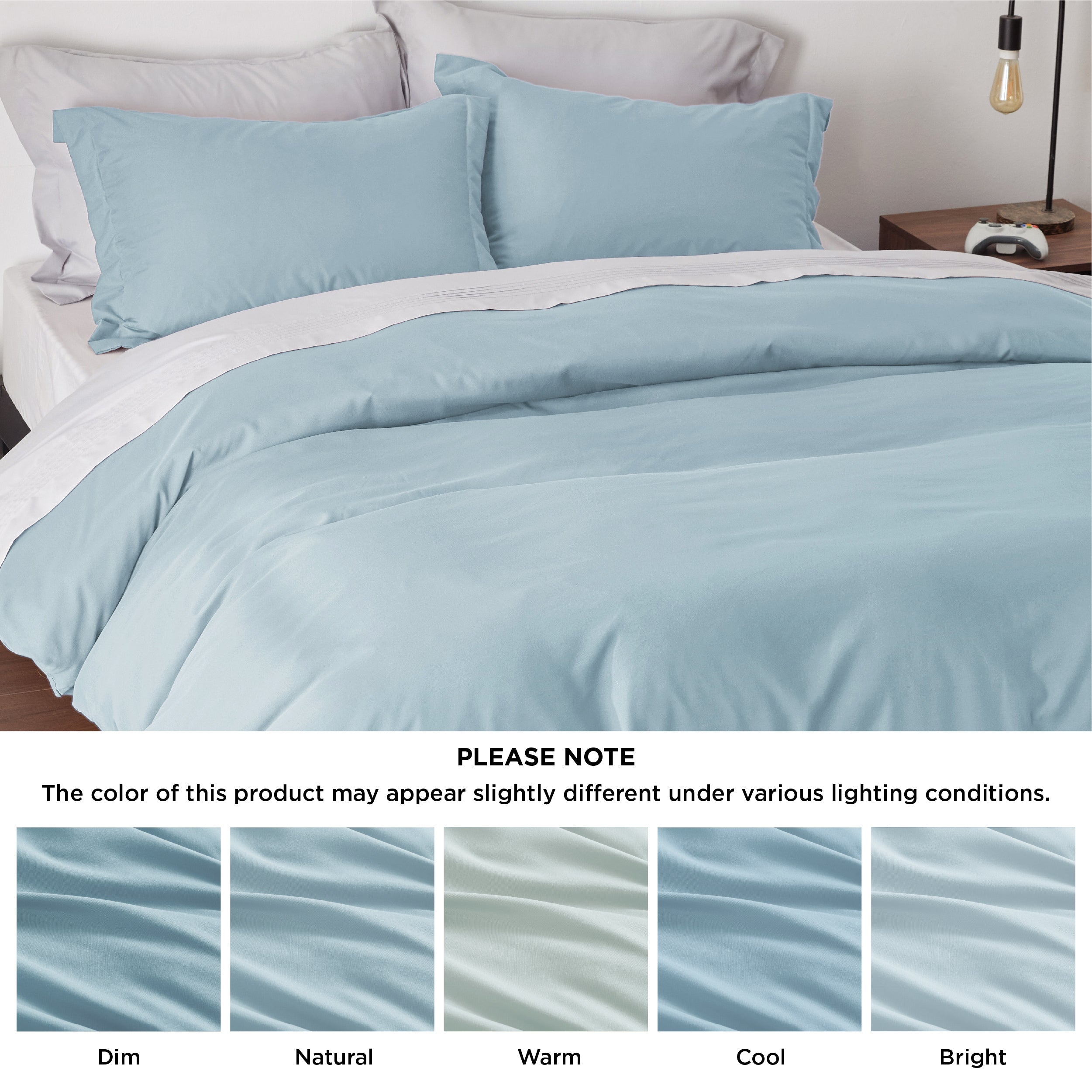 Brushed Microfiber Duvet Cover Set
