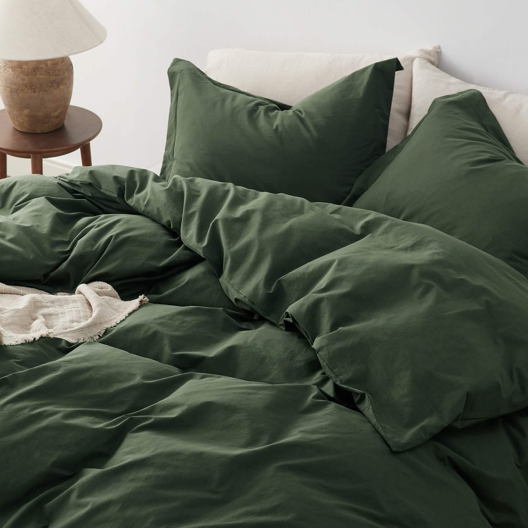 GentleSoft® Washed Cotton Duvet Cover Set