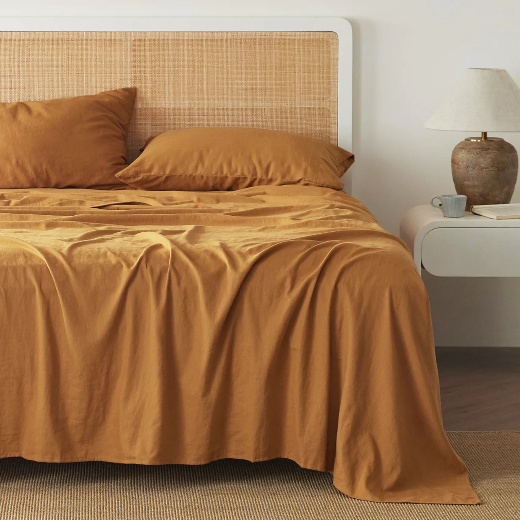 GentleSoft® Cotton-Linen Blend Sheet Set