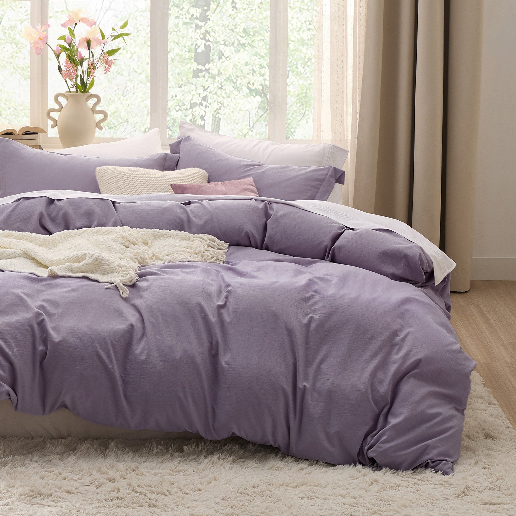 Ultra Soft Hypoallergenic Microfiber Duvet Cover Set