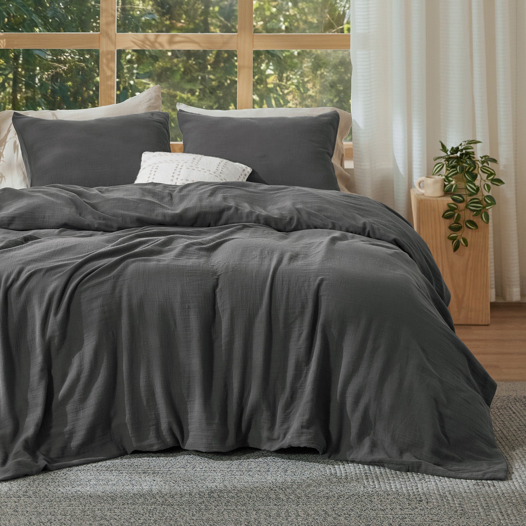 GentleSoft® Rayon From Bamboo-Cotton Blend Duvet Cover Set