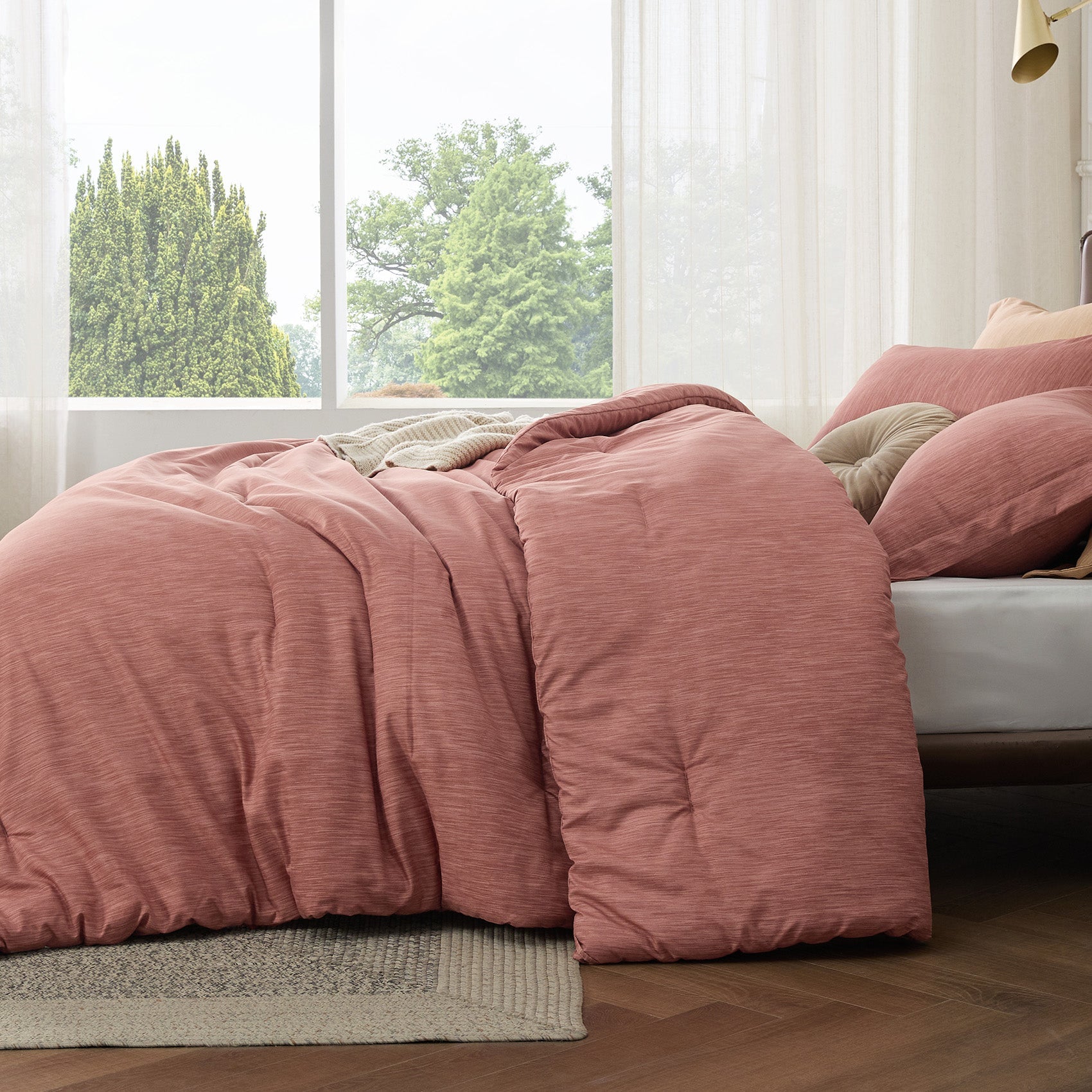 Cationic Dye Comforter Set