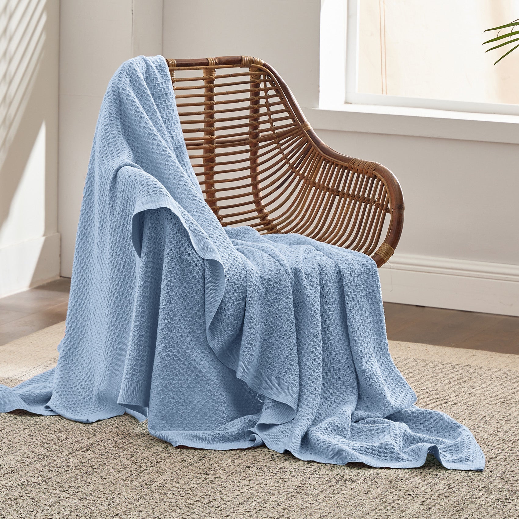 GentleSoft® Cotton Waffle Weave Blanket