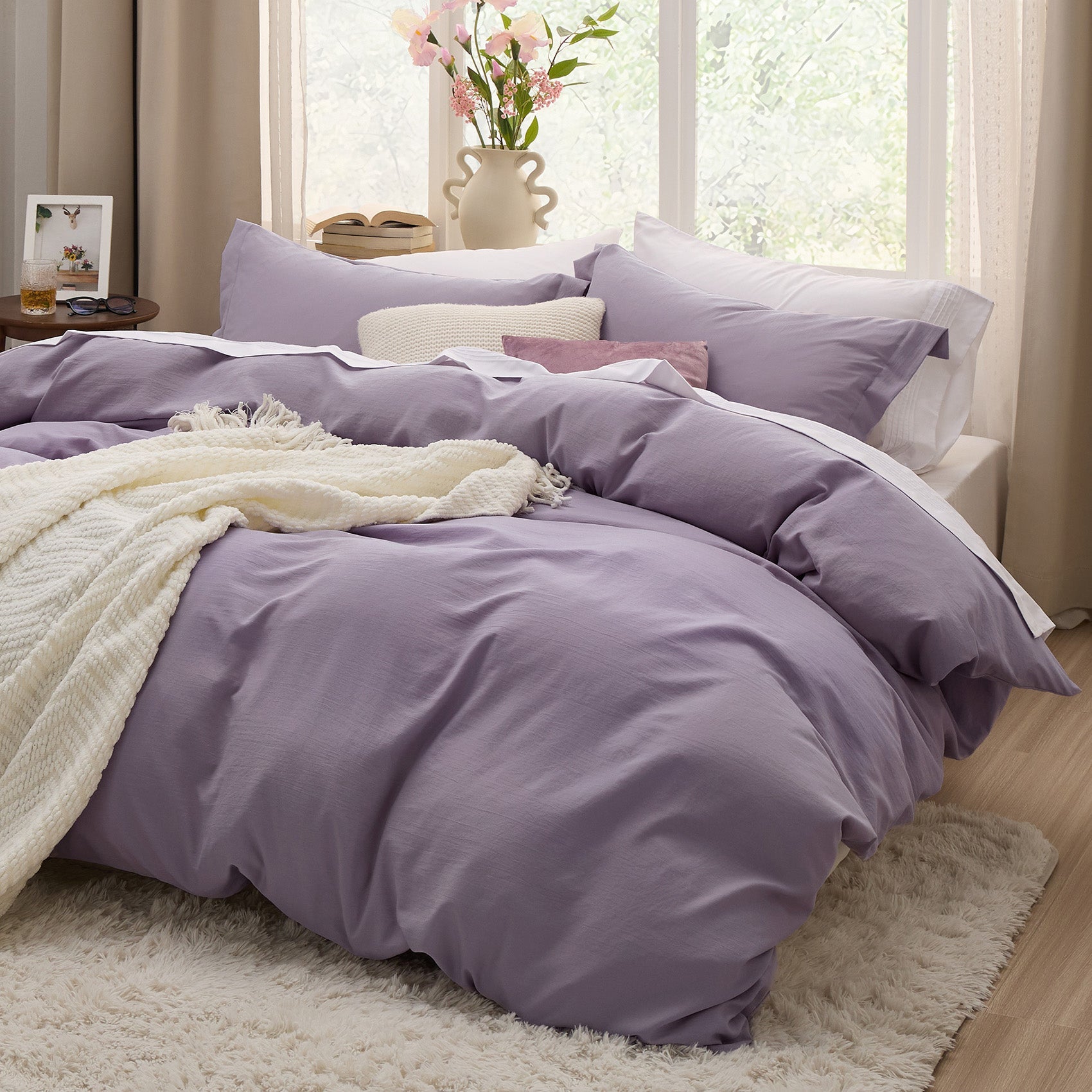 Ultra Soft Hypoallergenic Microfiber Duvet Cover Set