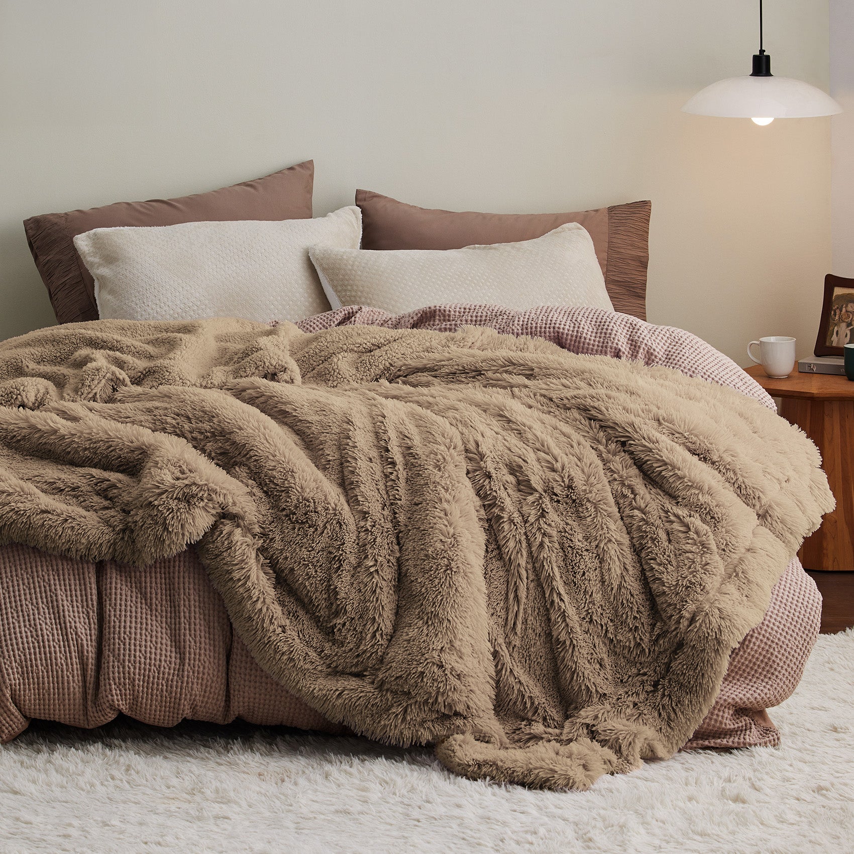Fuzzy Faux Fur Blanket