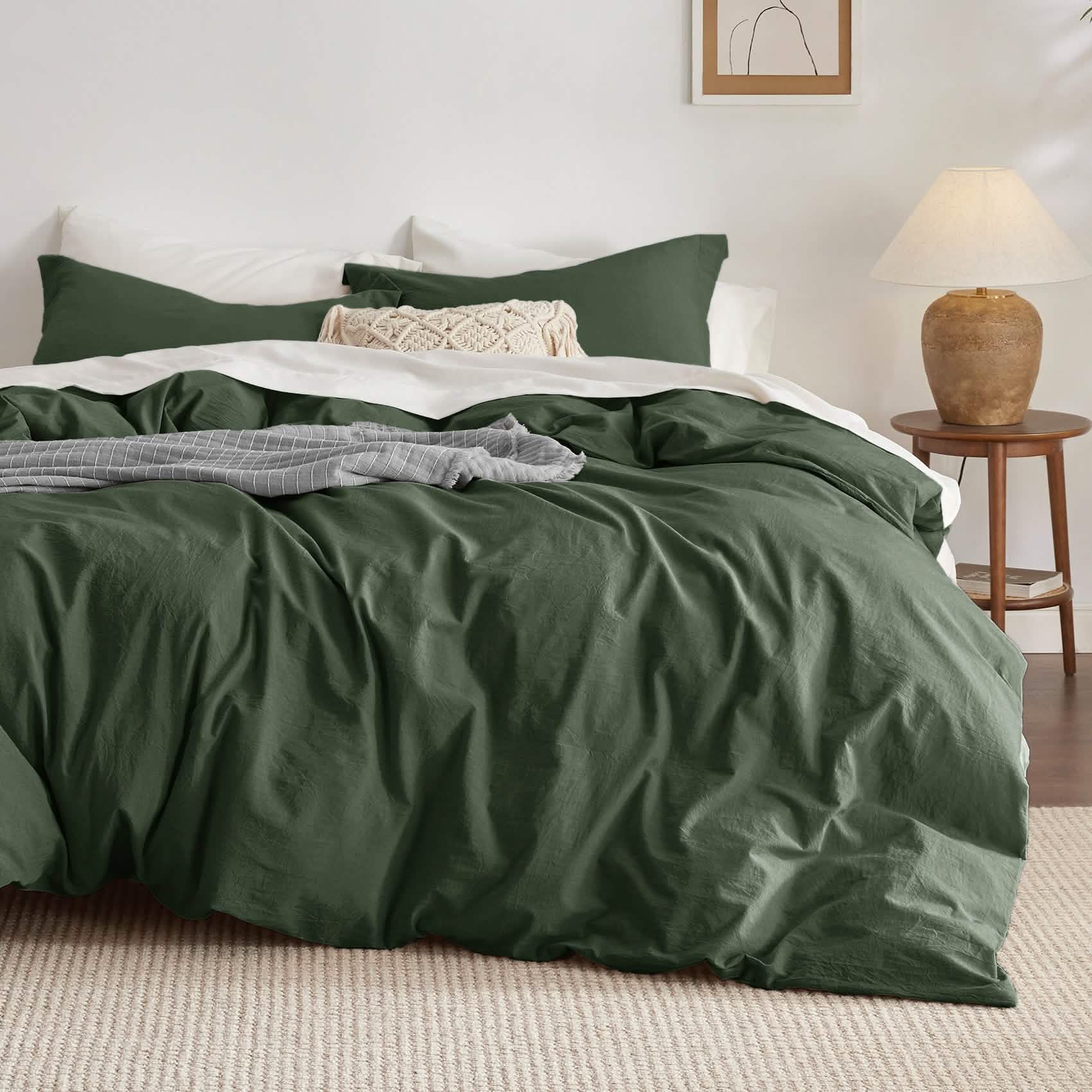 GentleSoft® Washed Cotton Duvet Cover Set
