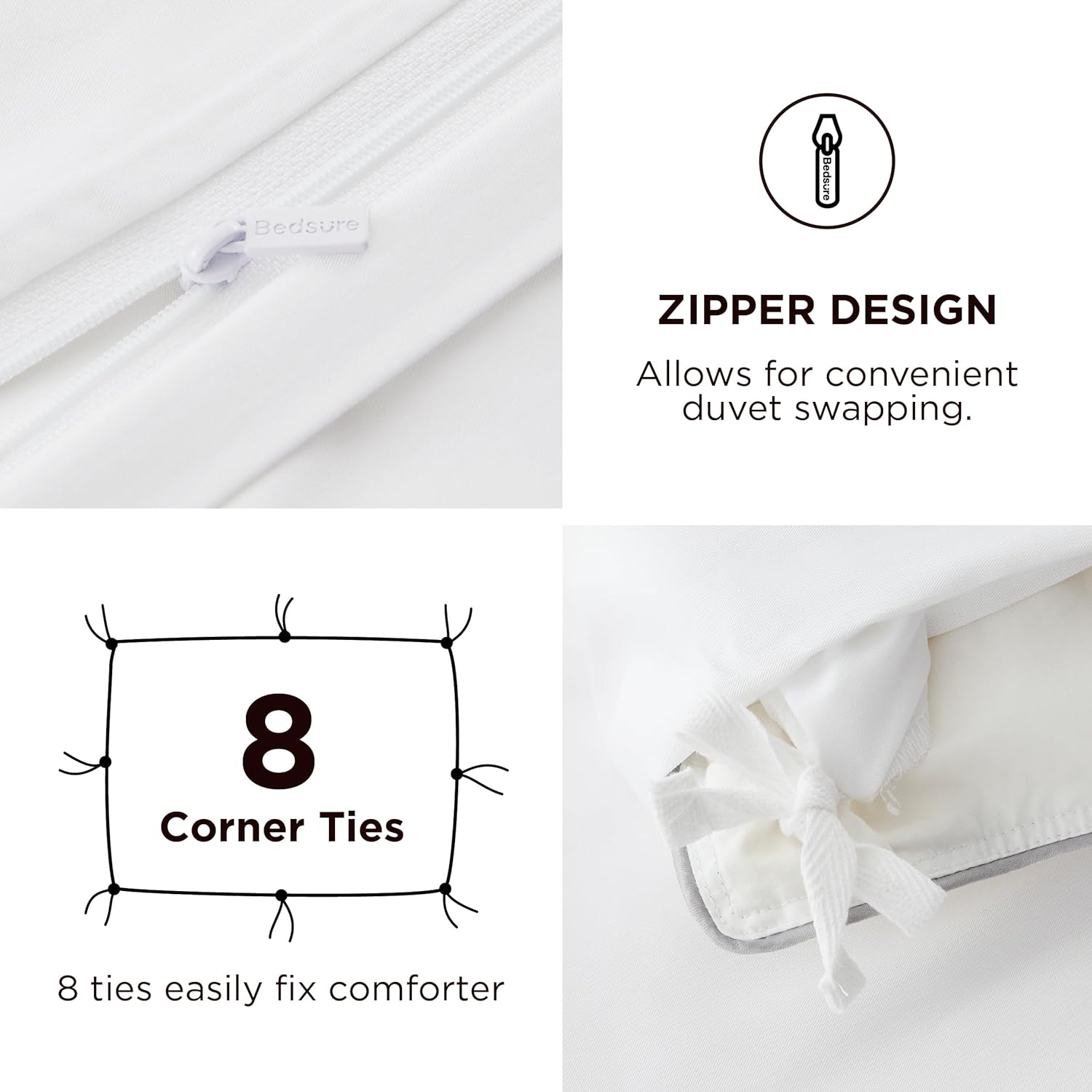 Rayon Derived from Bamboo Duvet Cover Set