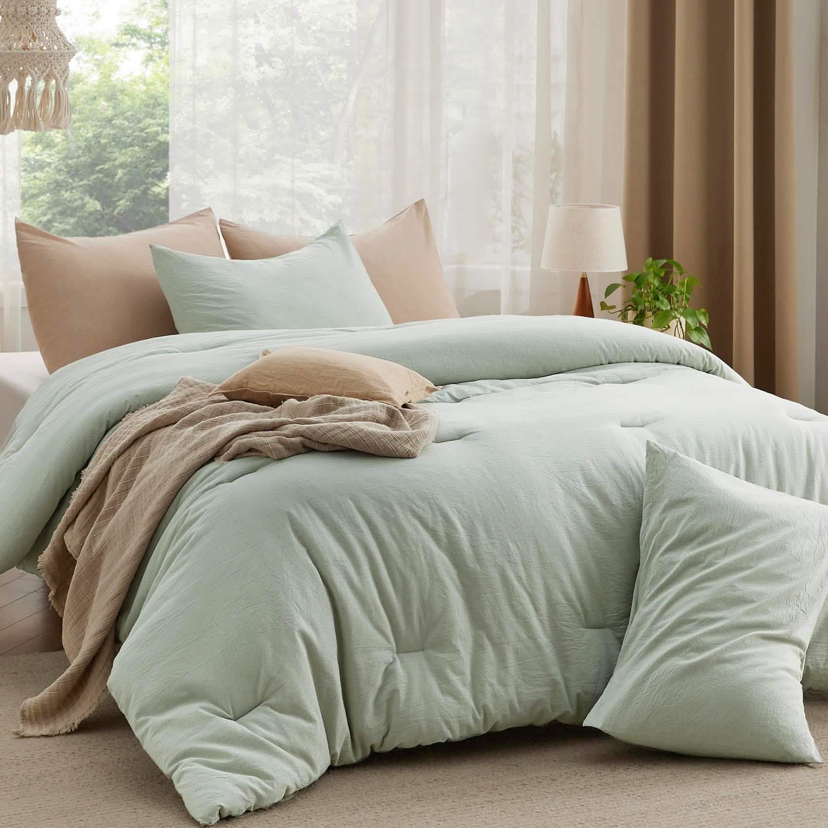 GentleSoft® Prewashed Cotton Comforter Set