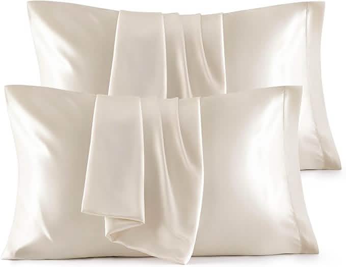 GentleSoft™ Satin Pillowcases 2 Packs
