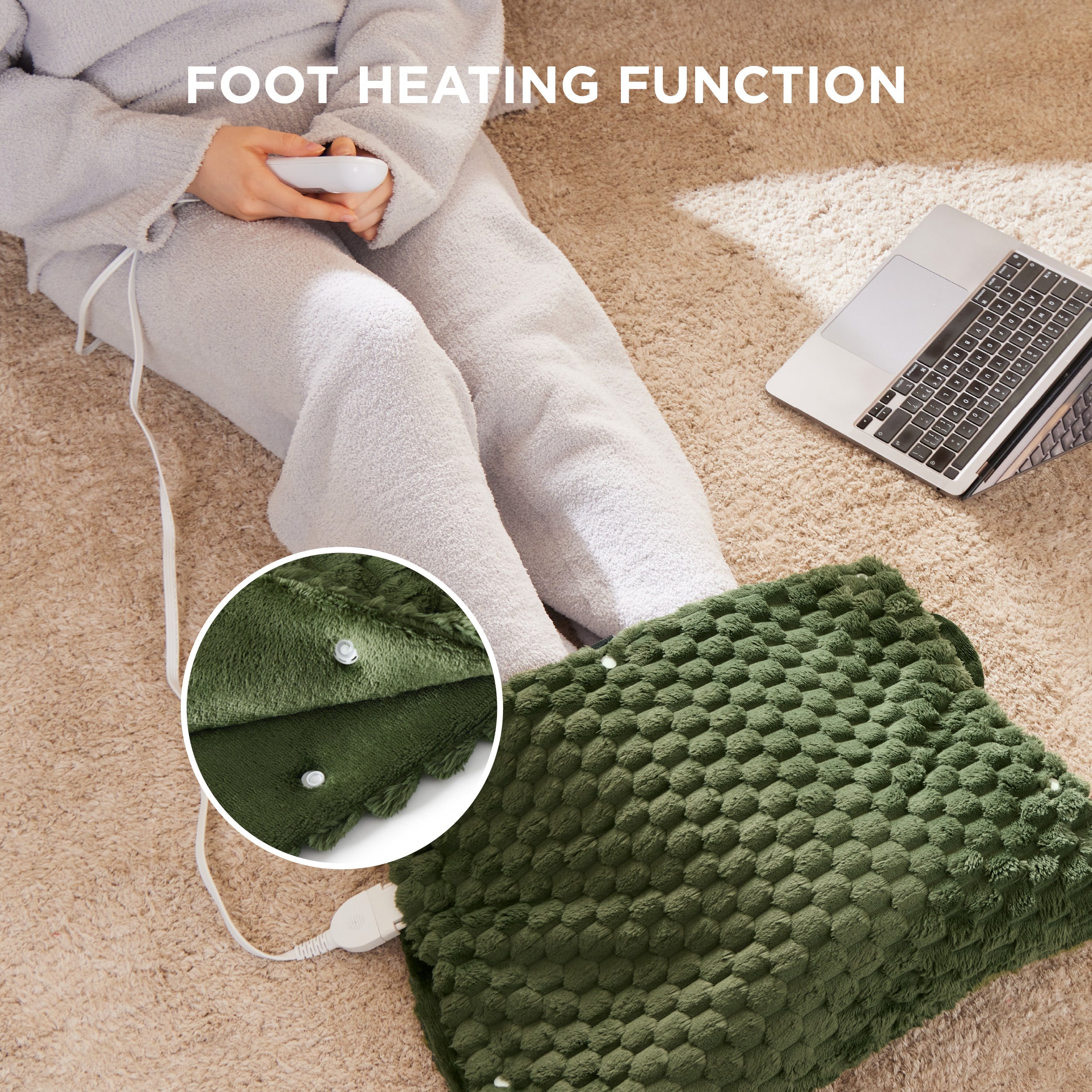 Gentlesoft® Multi-Purpose Jacquard flannel Heating Pad