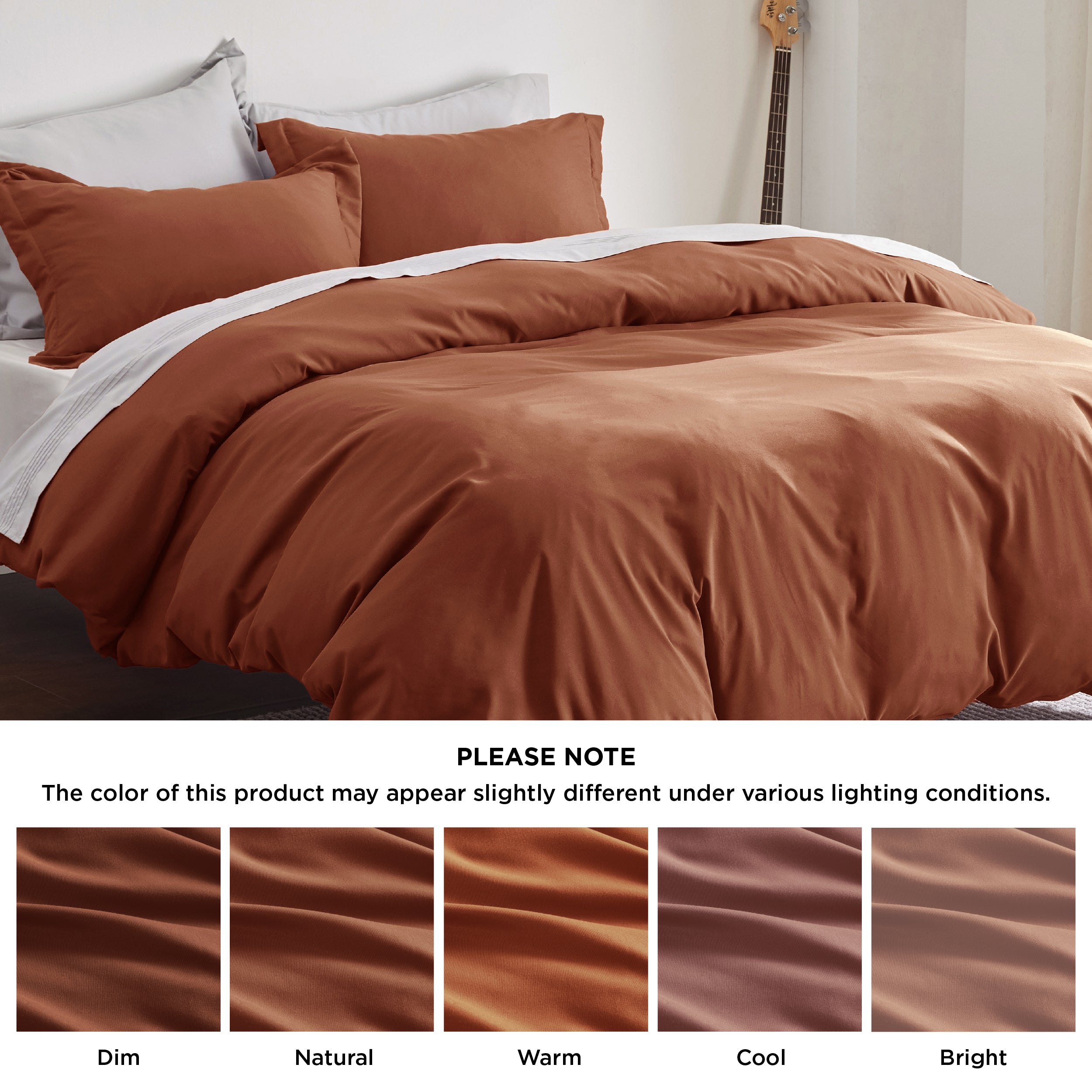 Brushed Microfiber Duvet Cover Set