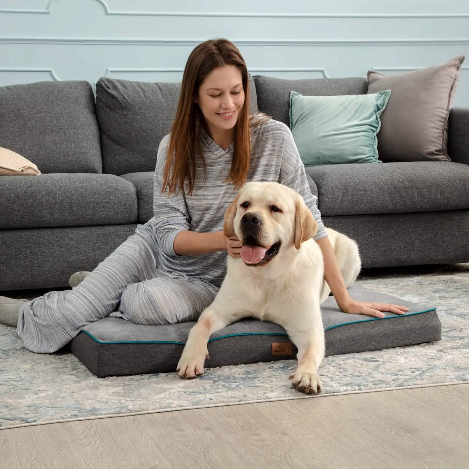 Orthopedic Memory Foam Dog Bed