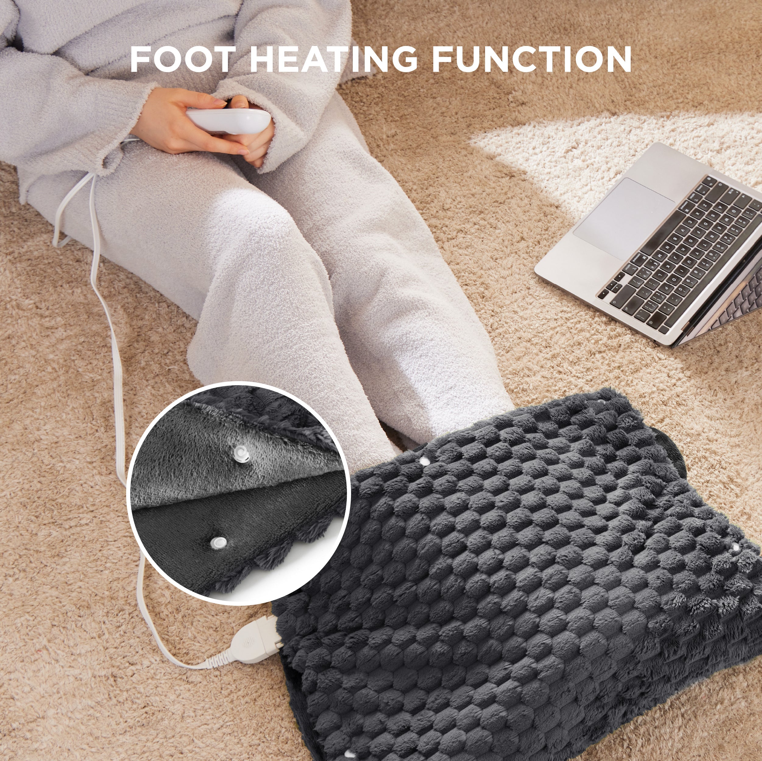 Gentlesoft® Multi-Purpose Jacquard flannel Heating Pad