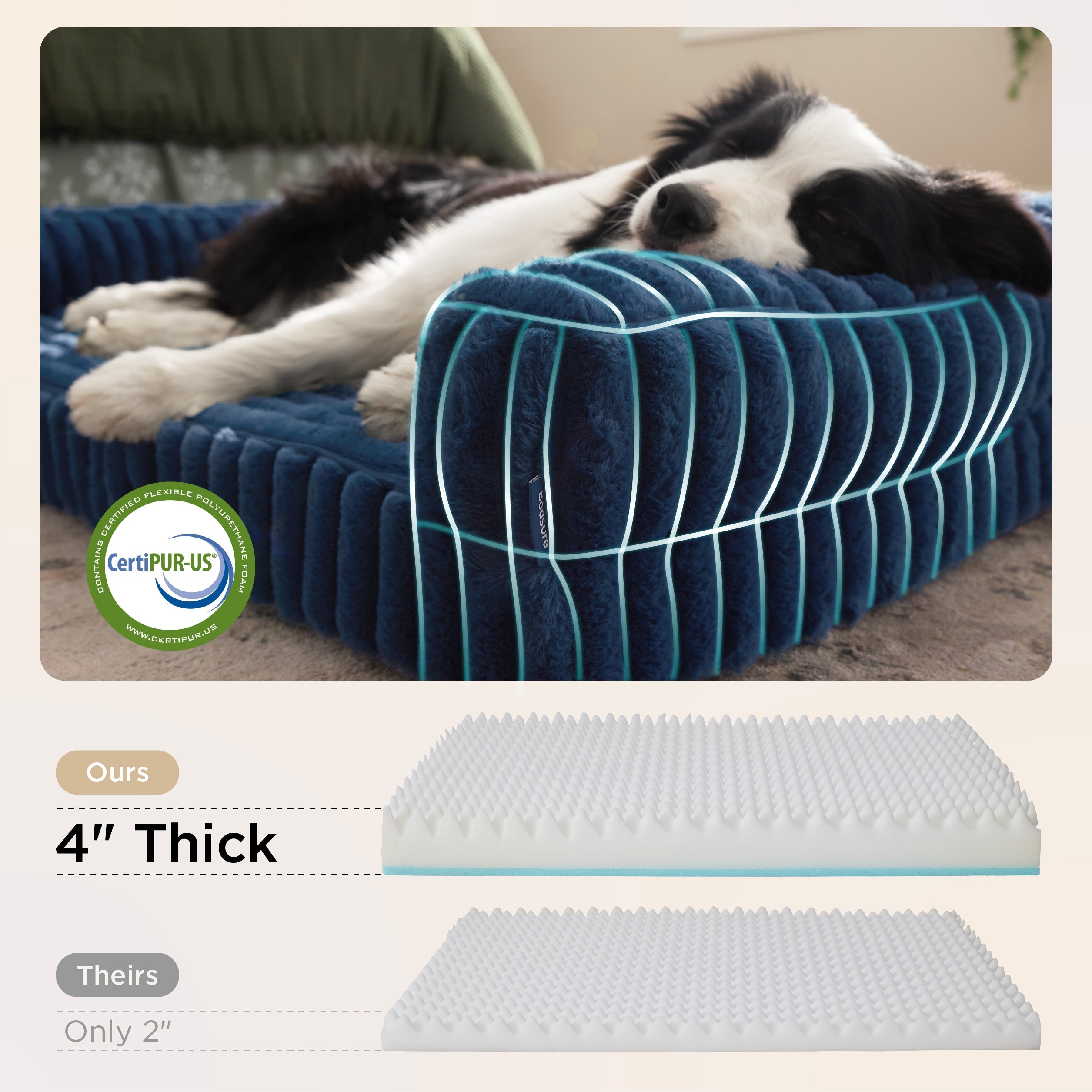 Corduroy Fleece Pet Sofa