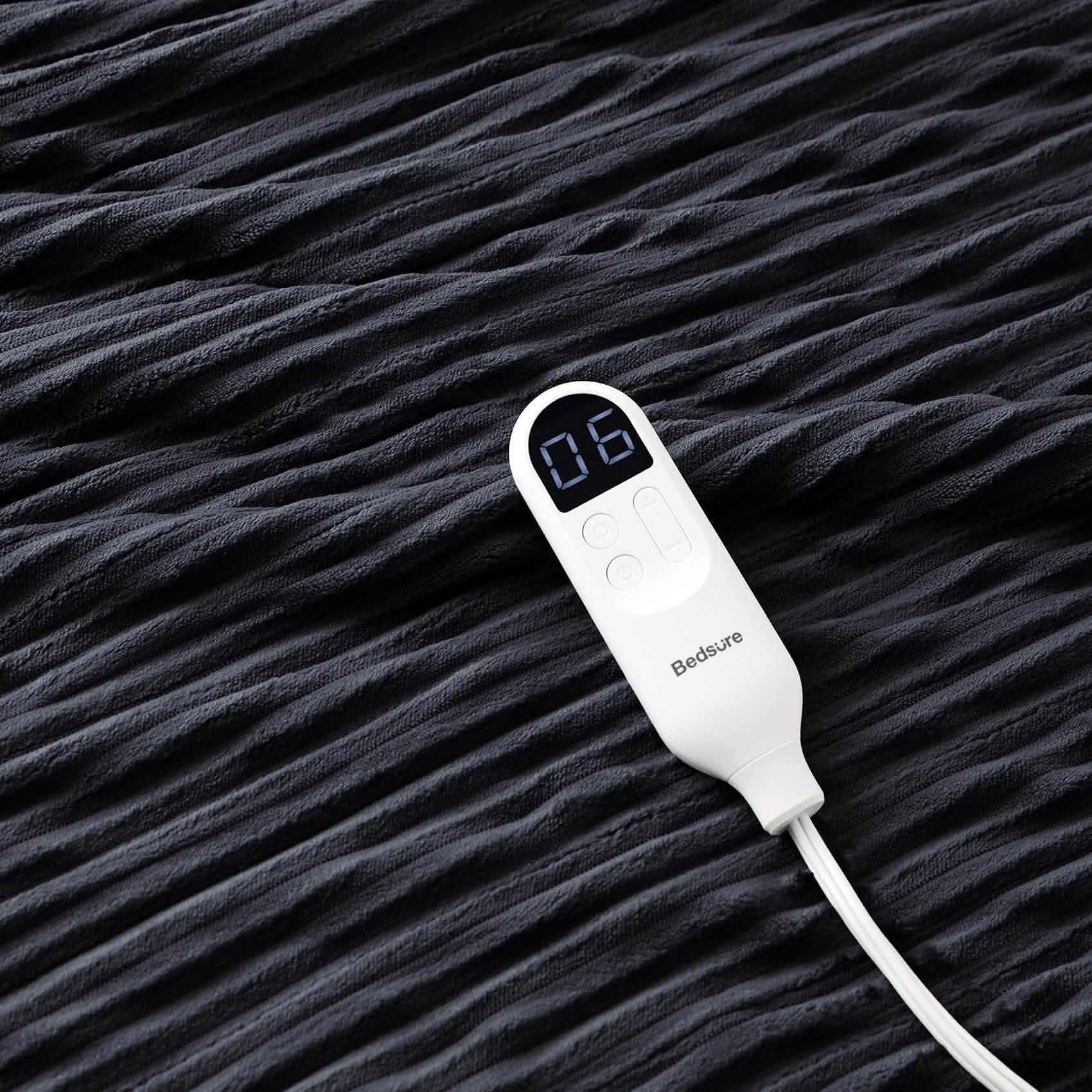 GentleSoft® Ribbed Heated Blanket