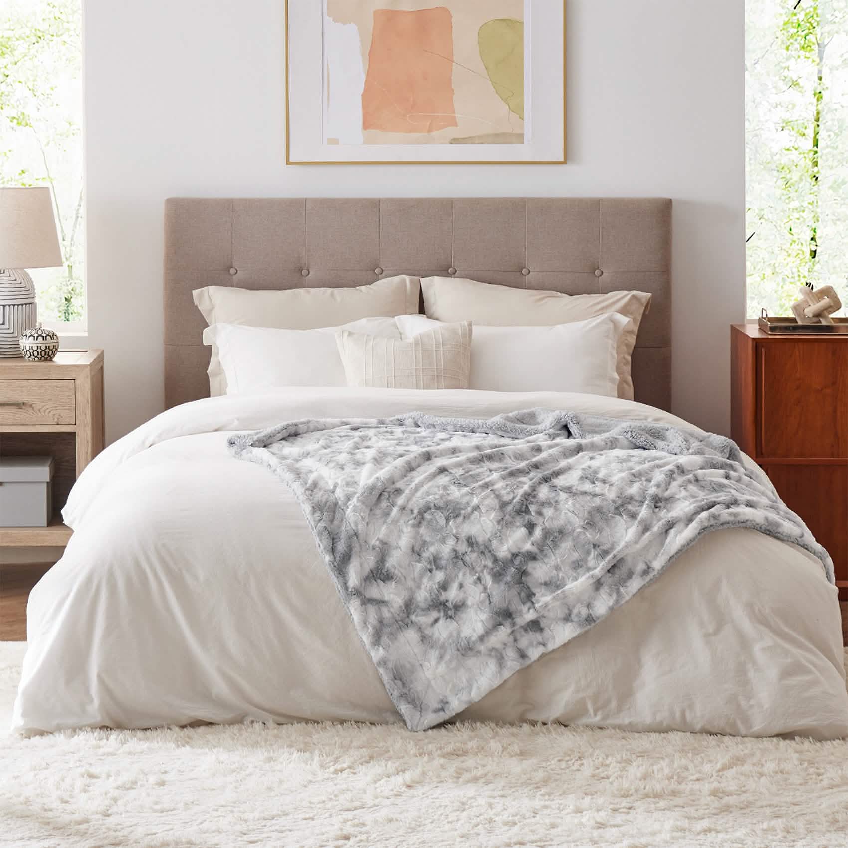 GentleSoft™ Faux Fur Sherpa Fleece Blanket