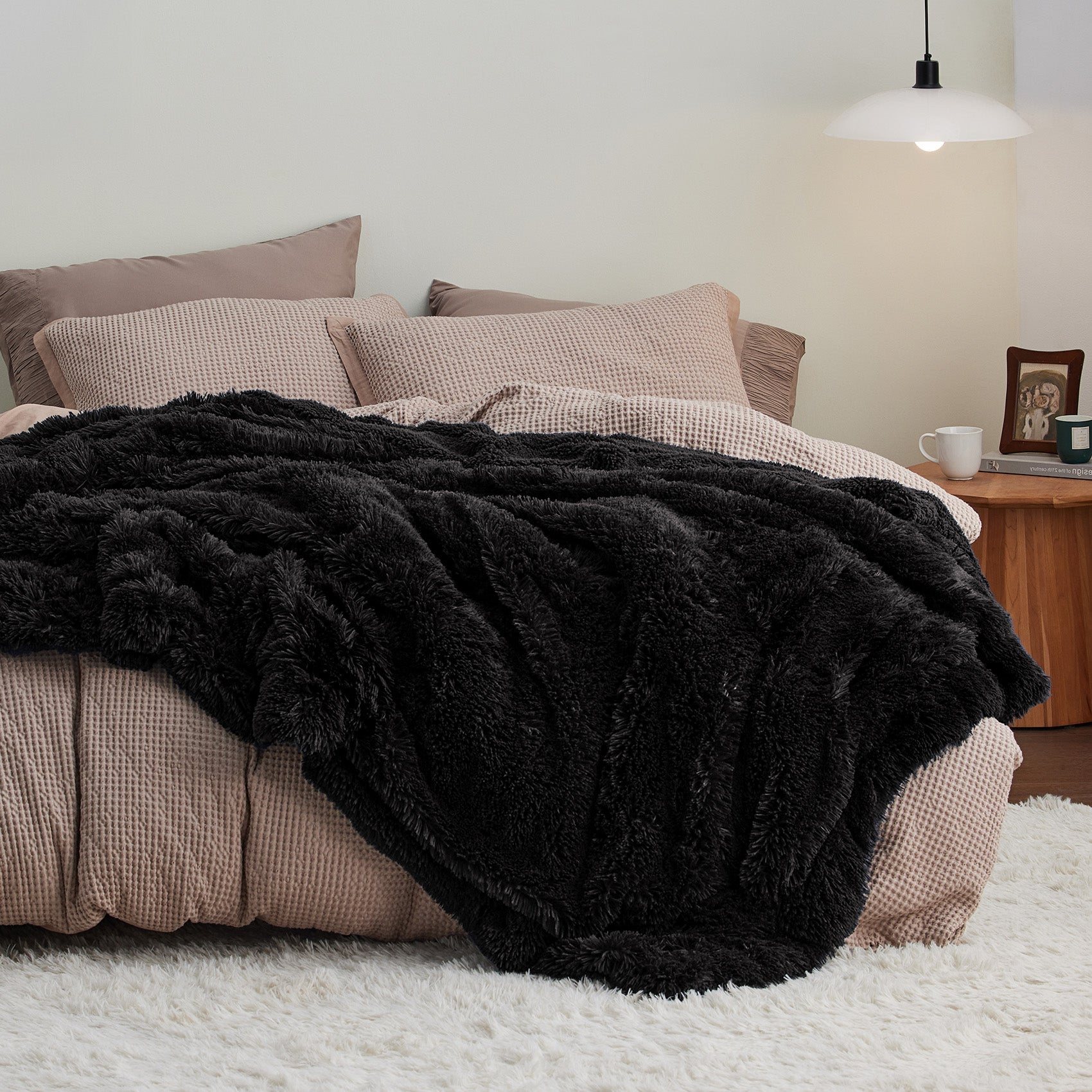 Fuzzy Faux Fur Blanket