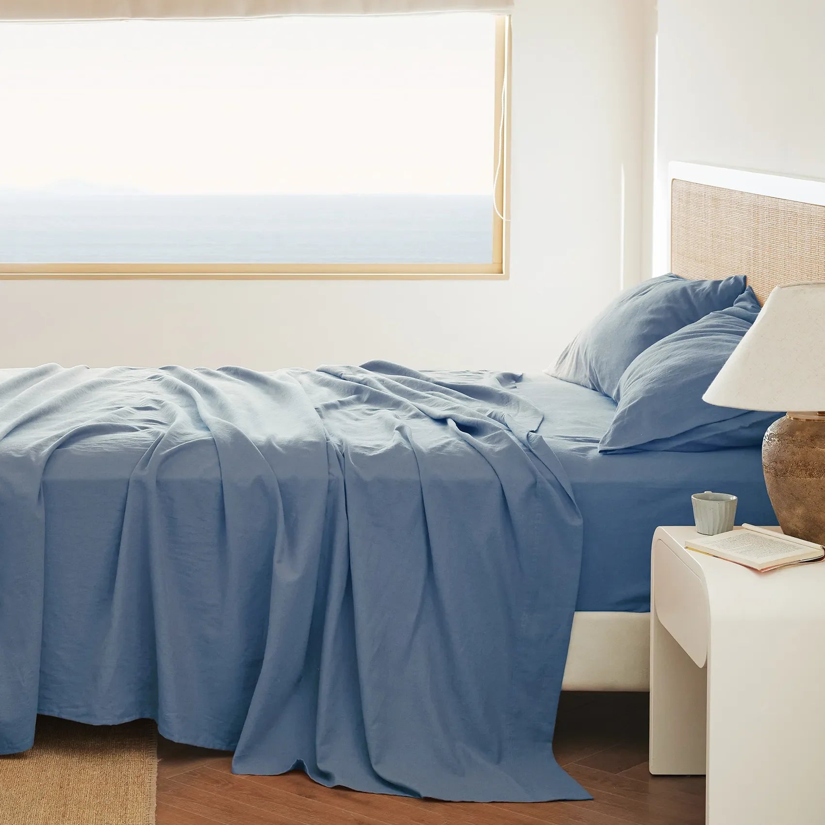 GentleSoft® Cotton-Linen Blend Sheet Set