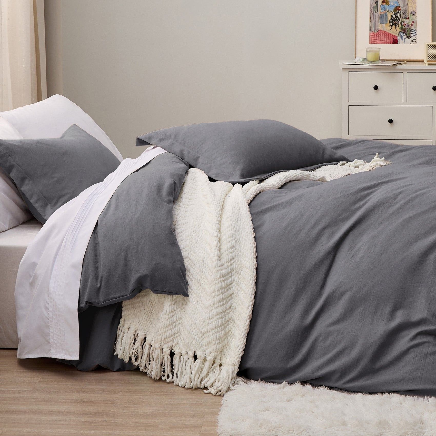 Ultra Soft Hypoallergenic Microfiber Duvet Cover Set