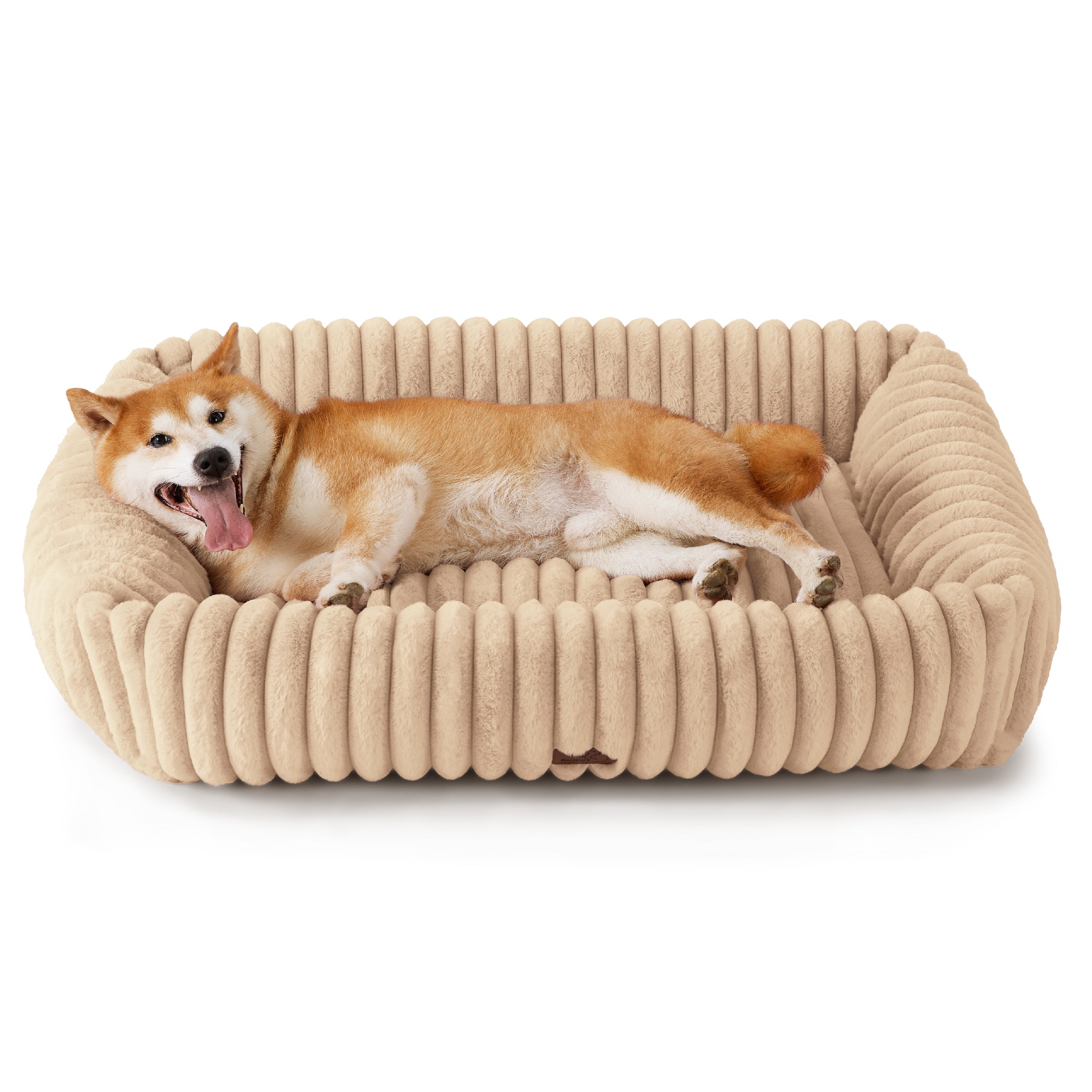 Corduroy Fleece Pet Bed