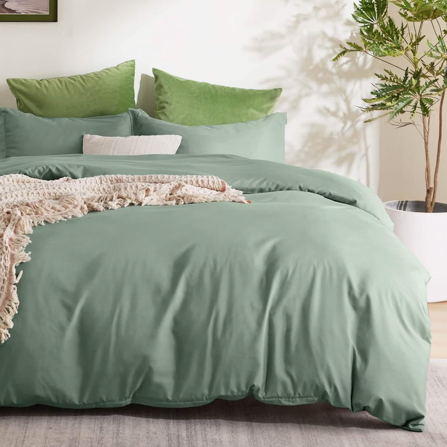 Brushed Microfiber Duvet Cover Set