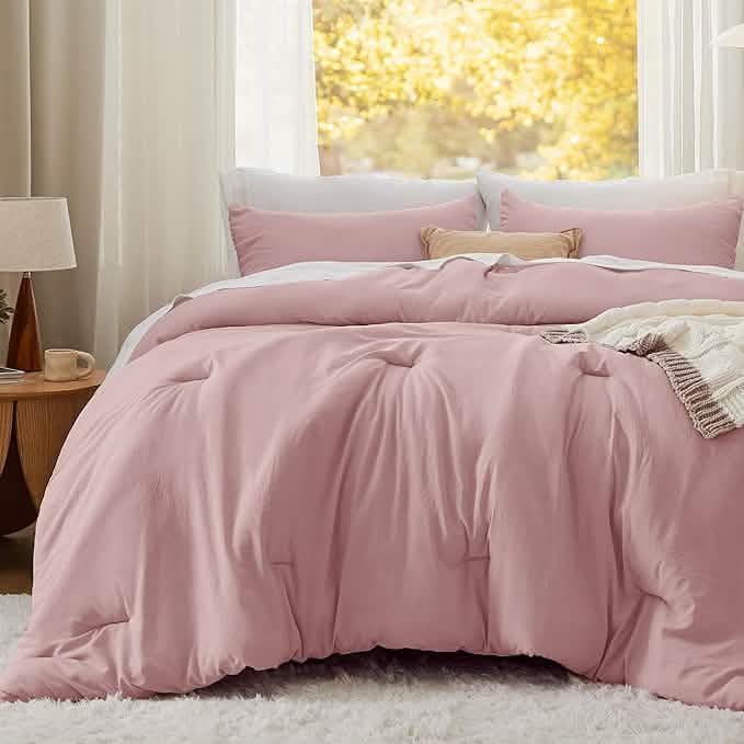 GentleSoft™ Prewashed Plain Comforter Set