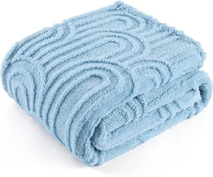 Arch Shaggy Sherpa Fleece Blanket