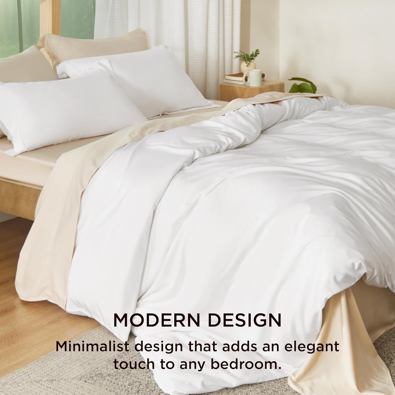 Rayon Derived from Bamboo Duvet Cover Set